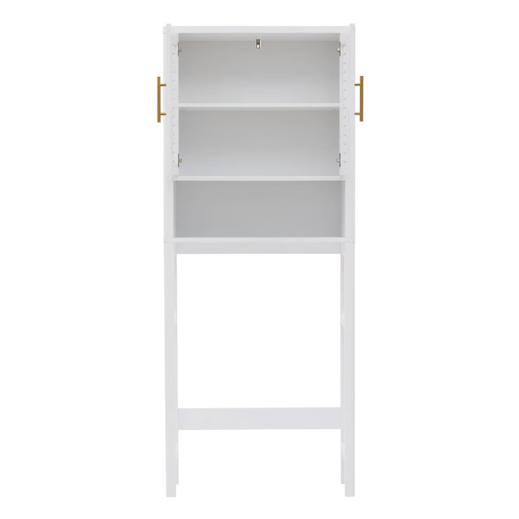 Meuble WC 2 portes avec étagère — vue 3