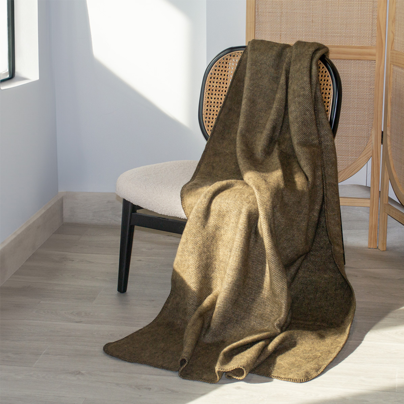 Plaid ou couverture chaude laine et mohair — vue 4