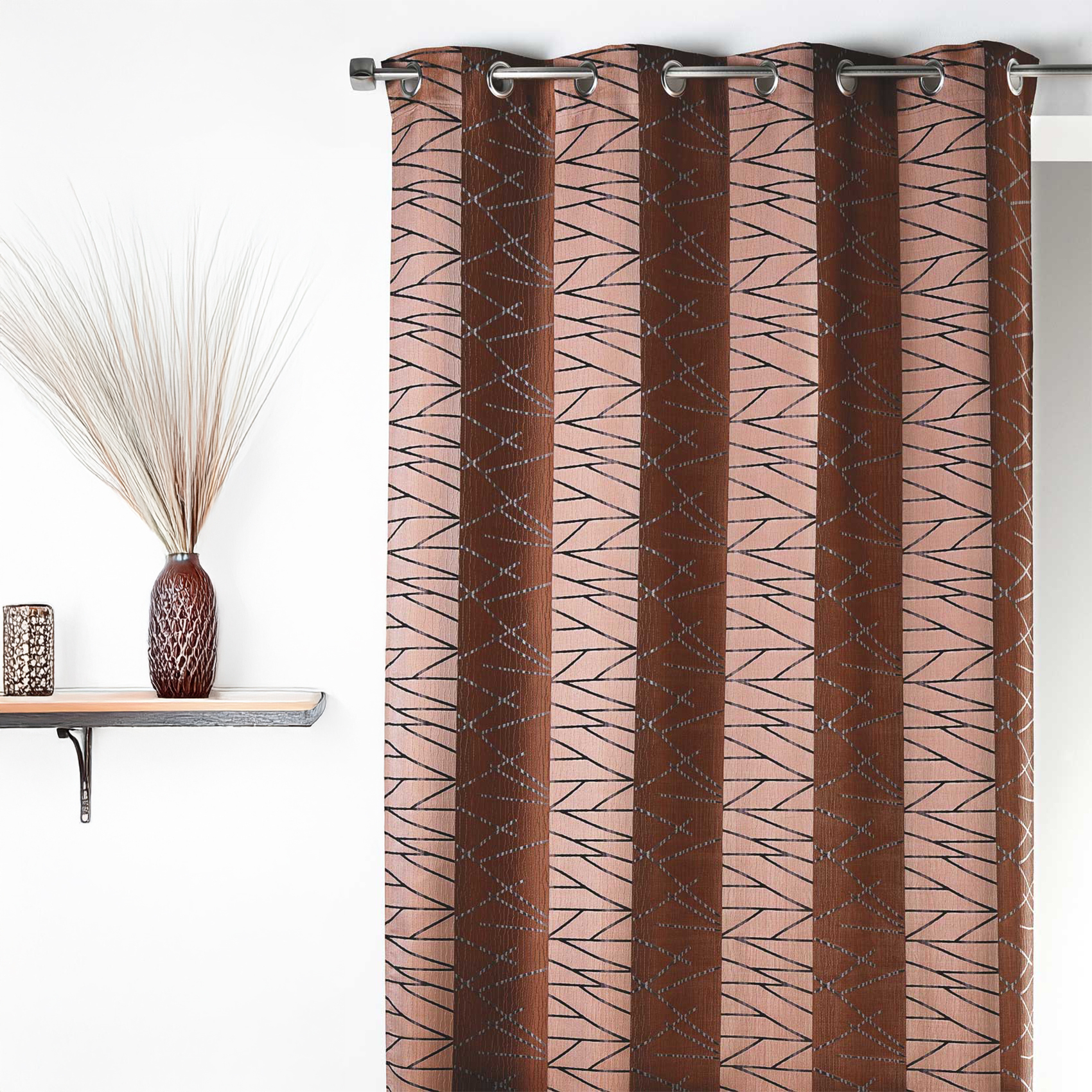 Rideau en Jacquard à Rayures Verticales Fun — vue 3