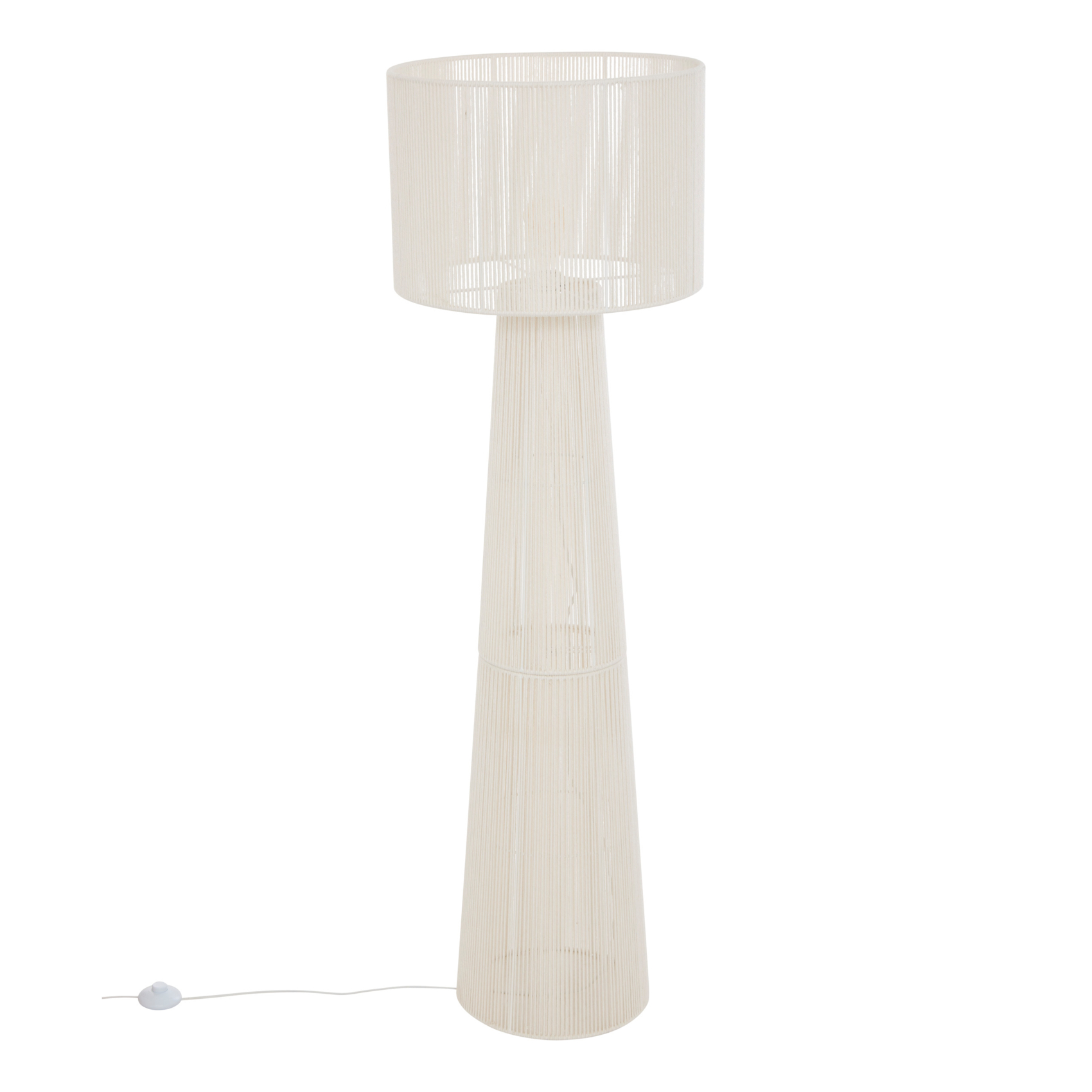 Lampadaire design en coton