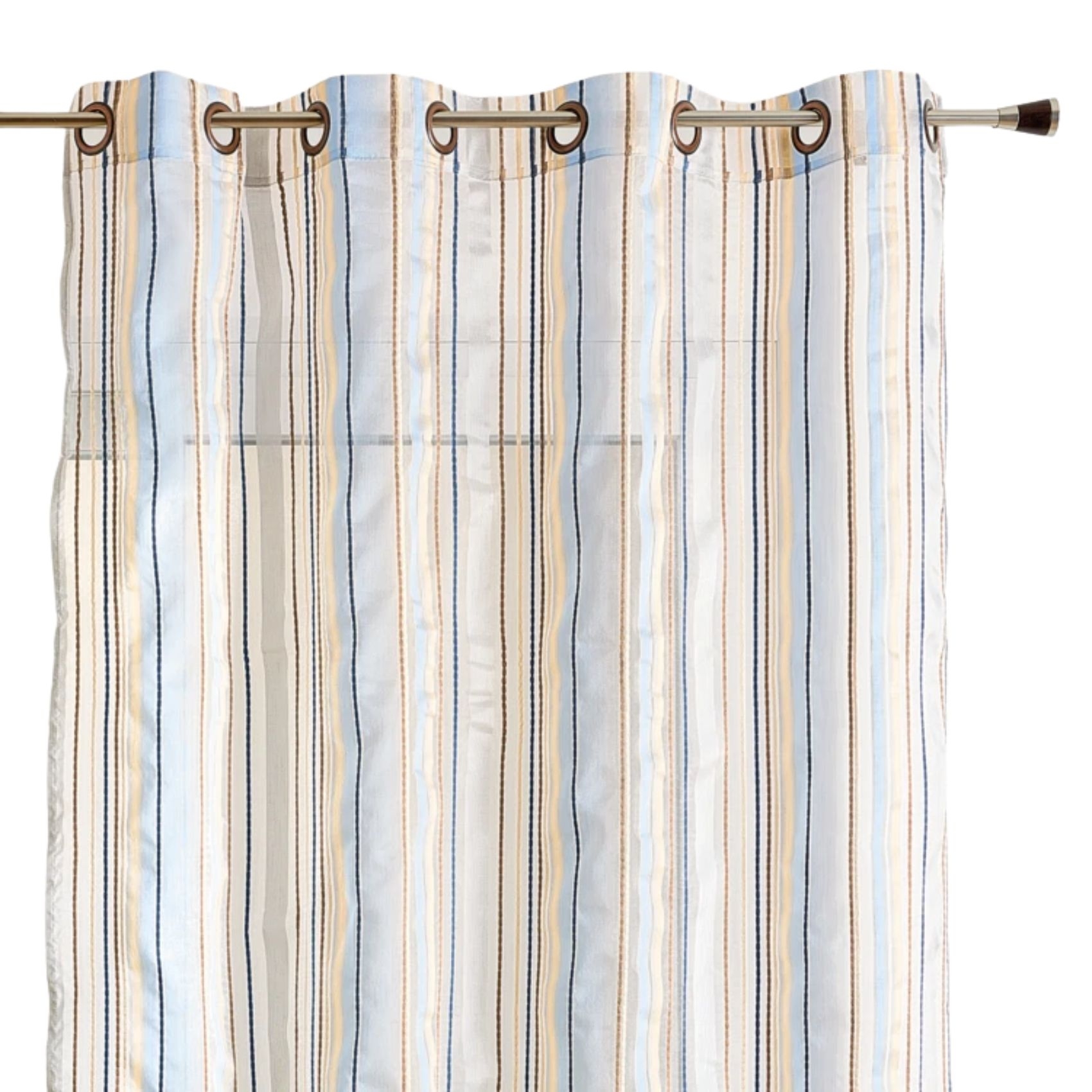 Voilage en organza à rayures — vue 6