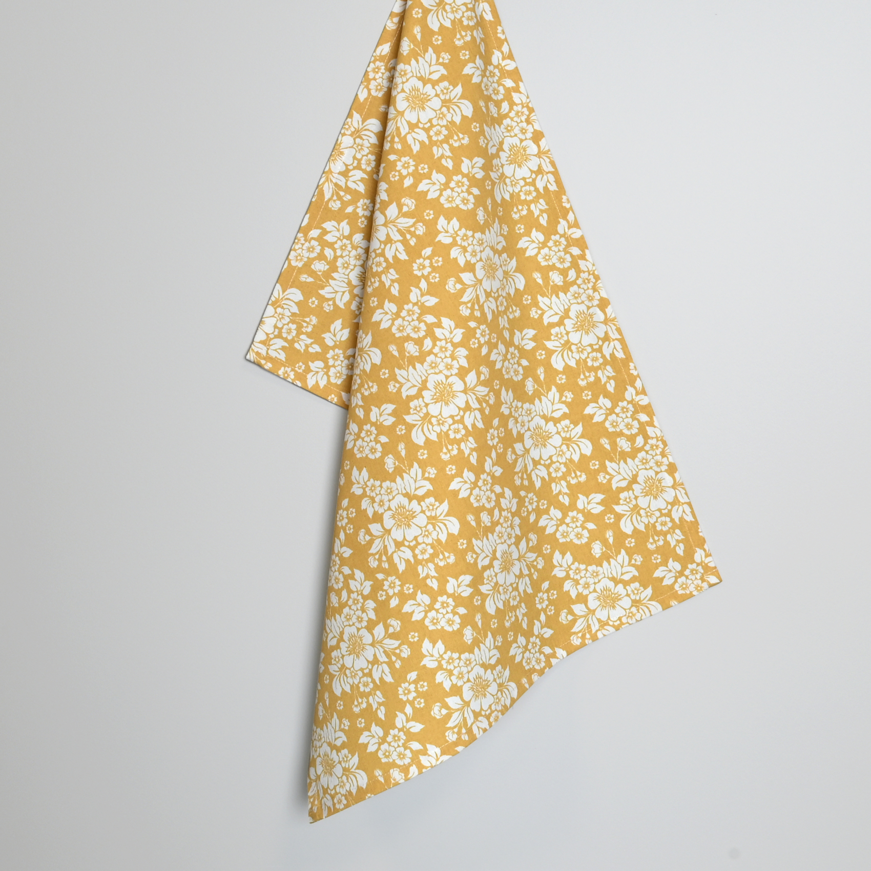 Torchon de cuisine en coton à motif floral imprimé — vue 5