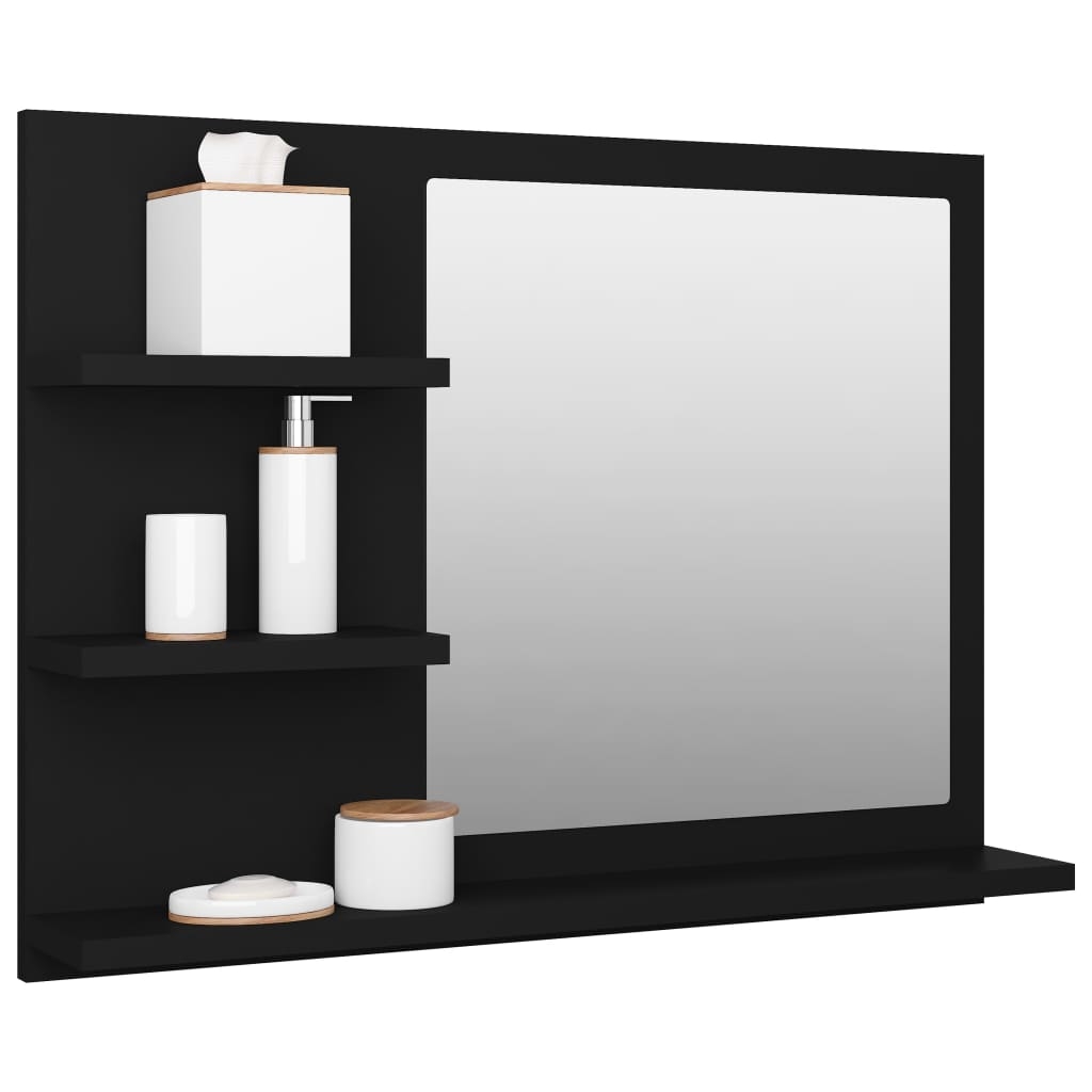 Miroir de salle de bain avec rangements — vue 3