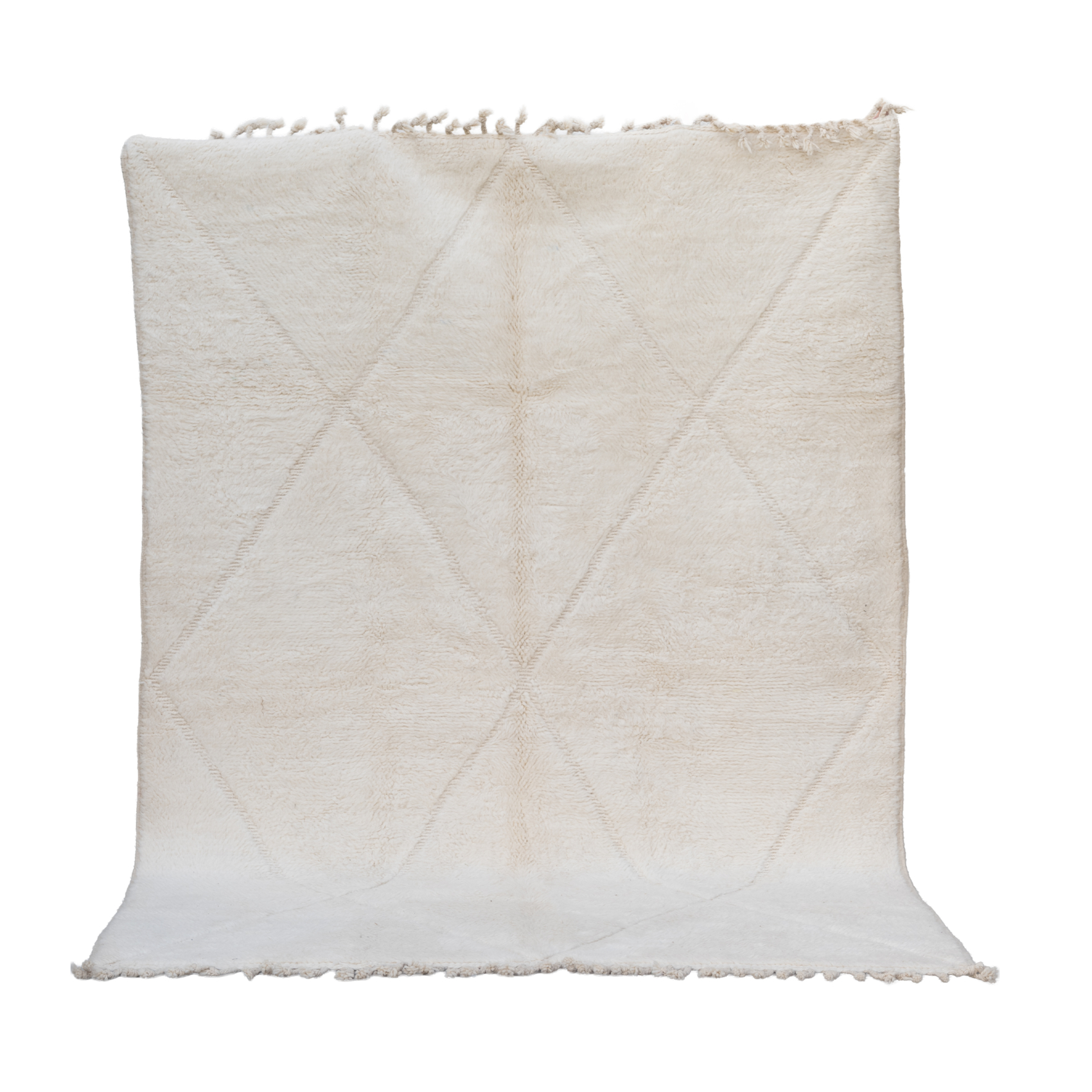 Tapis Beni Ouarain authentique losange