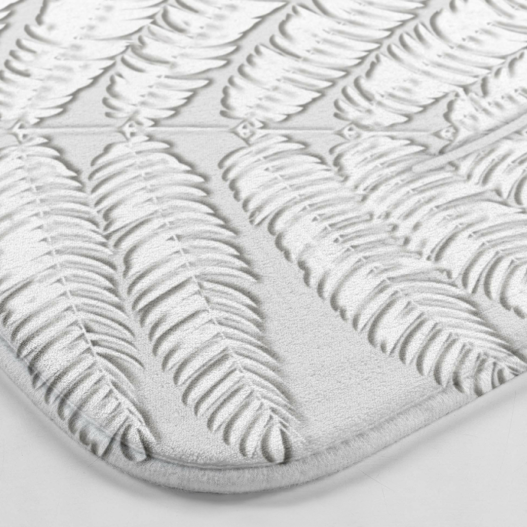 Tapis de bain imprimé feuilles — vue 3