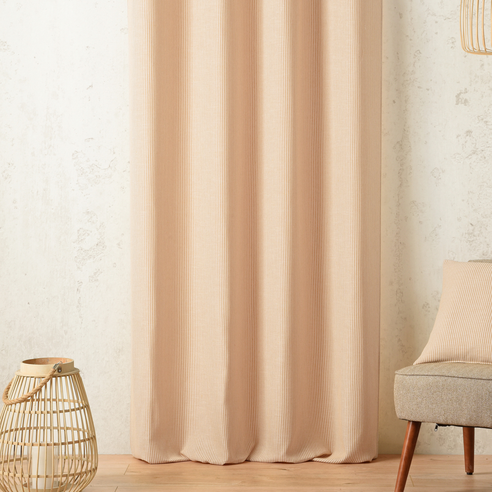 Tissu rayé double face style bord de mer — vue 5