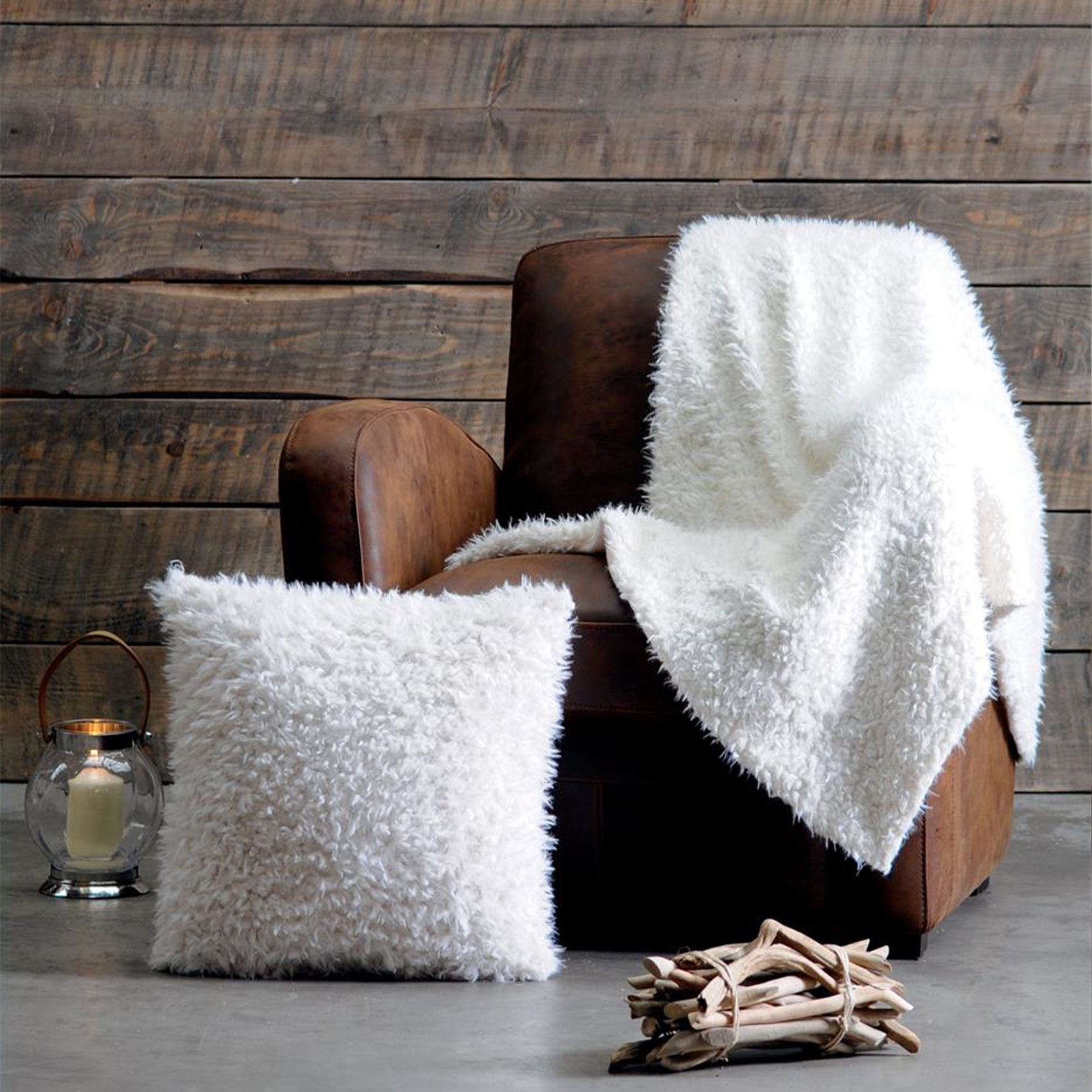 Plaid avec Effet Poil de Mouton — vue 4