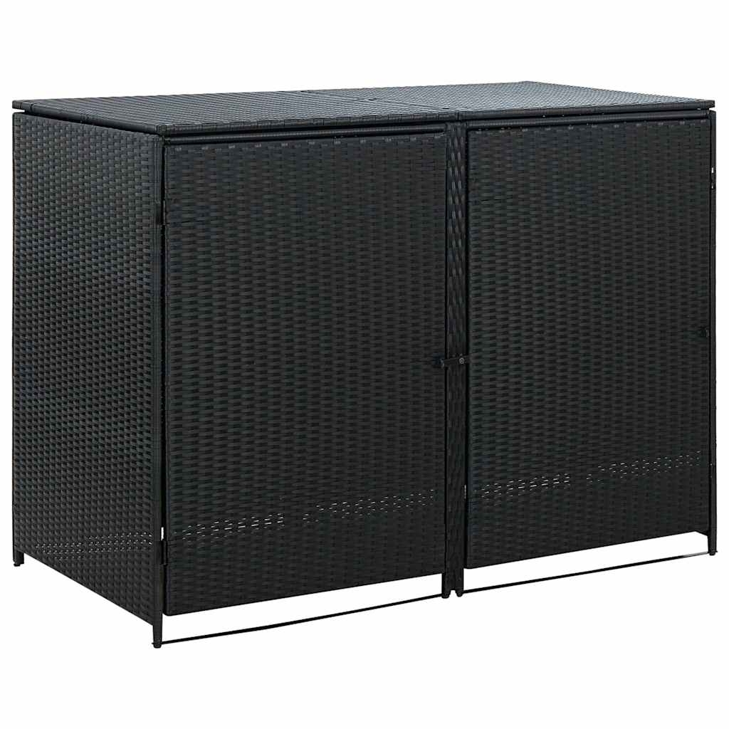 Abri pour poubelles double