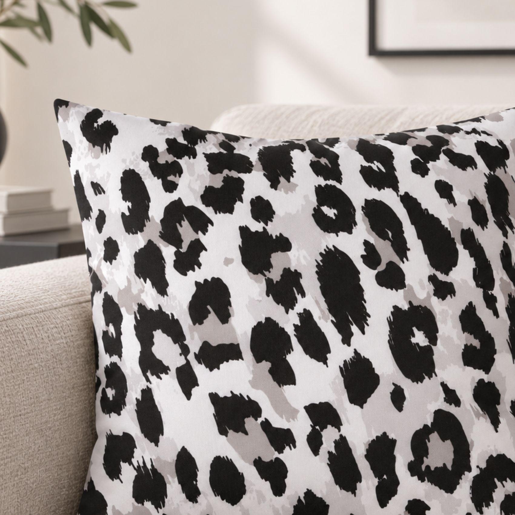 Coussin motif léopard — vue 4
