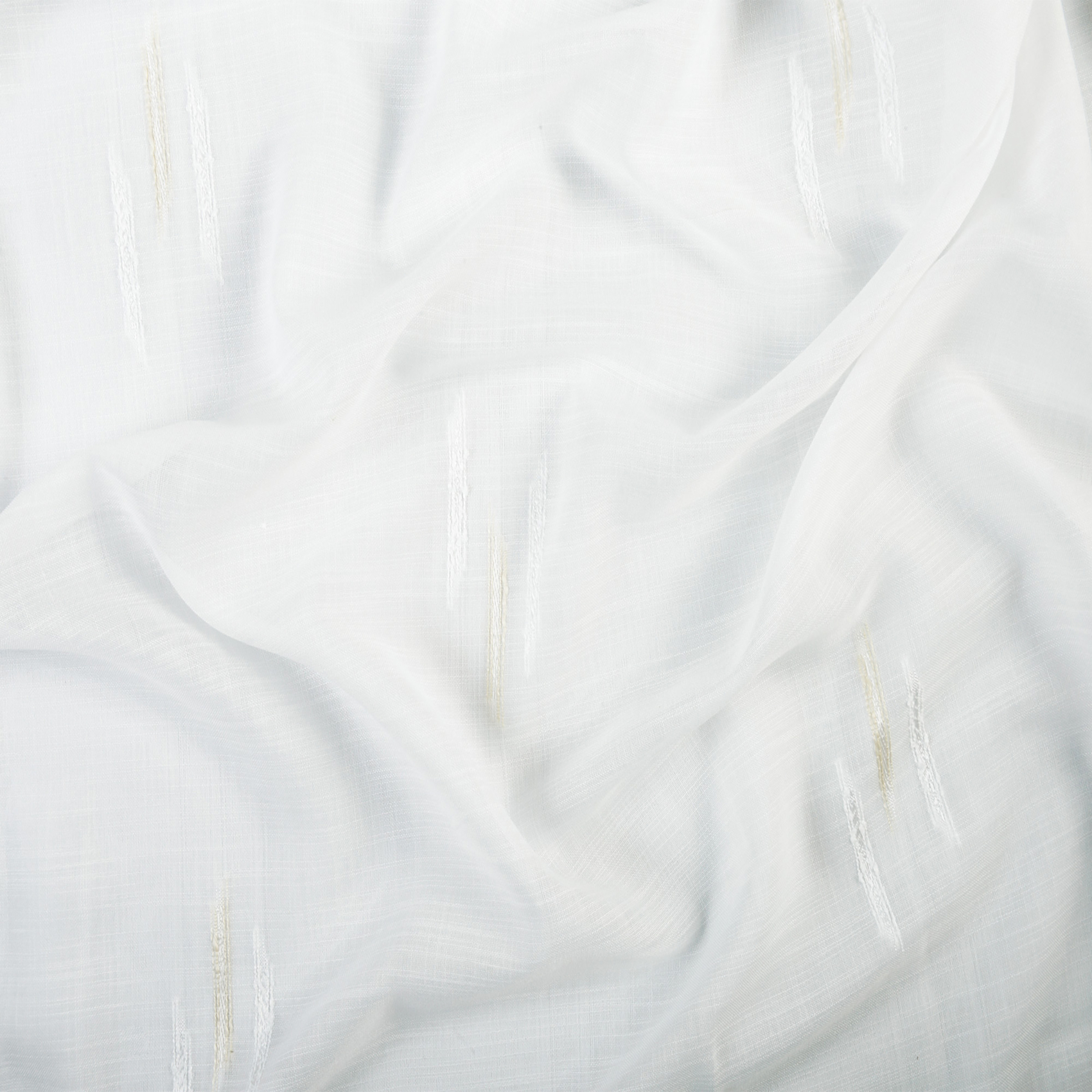 Voilage texturé motif fil coupé esprit ikat — vue 3