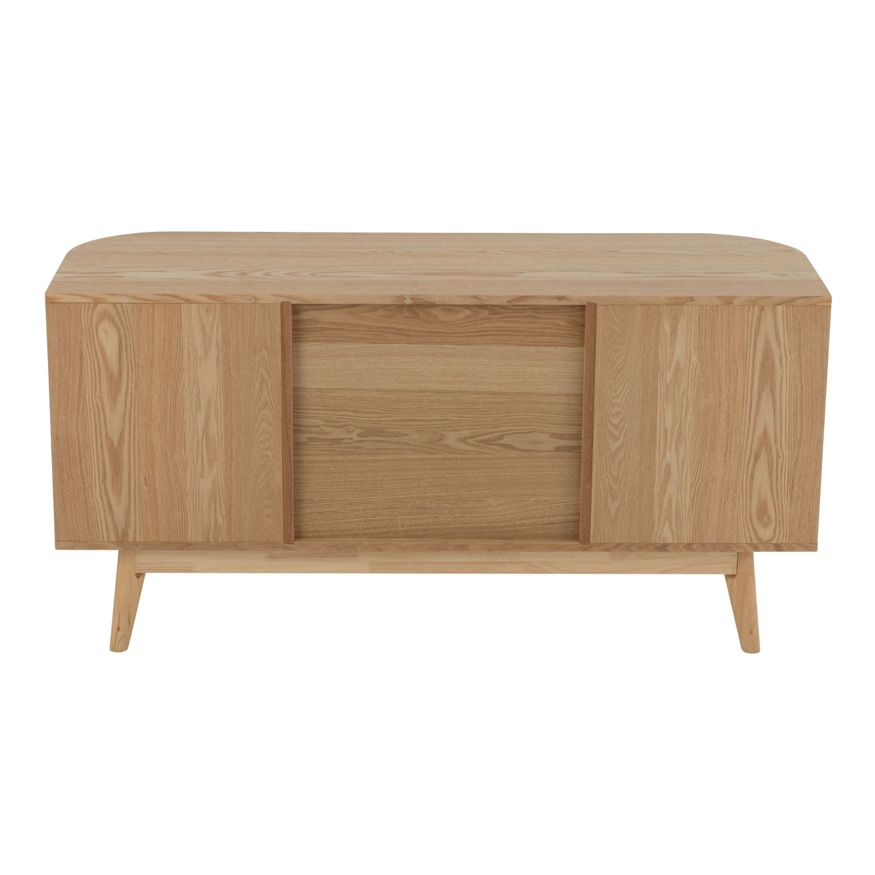 Meuble de rangement arrondi en bois naturel — vue 4