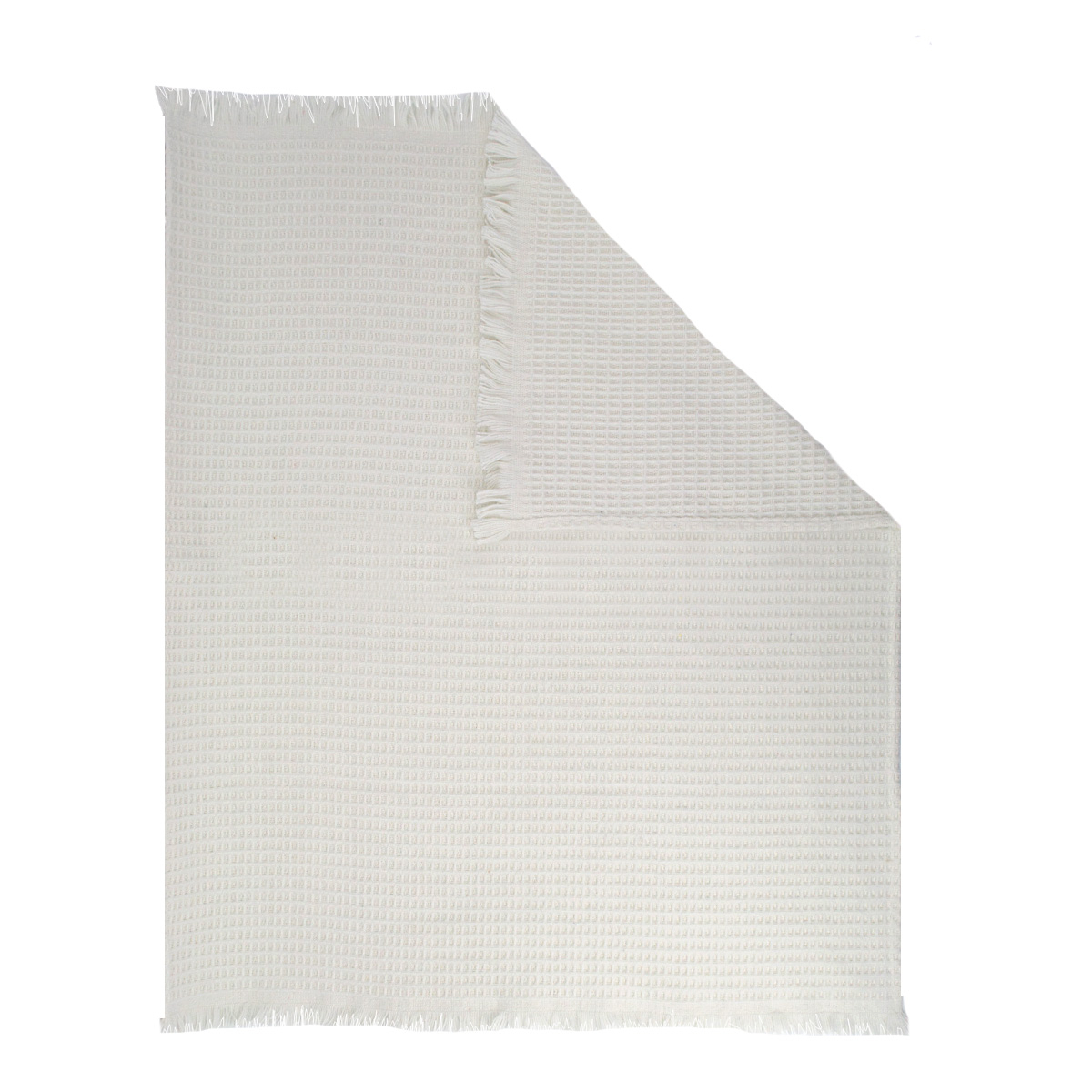 Couverture lit enfant tissu nid d'abeille