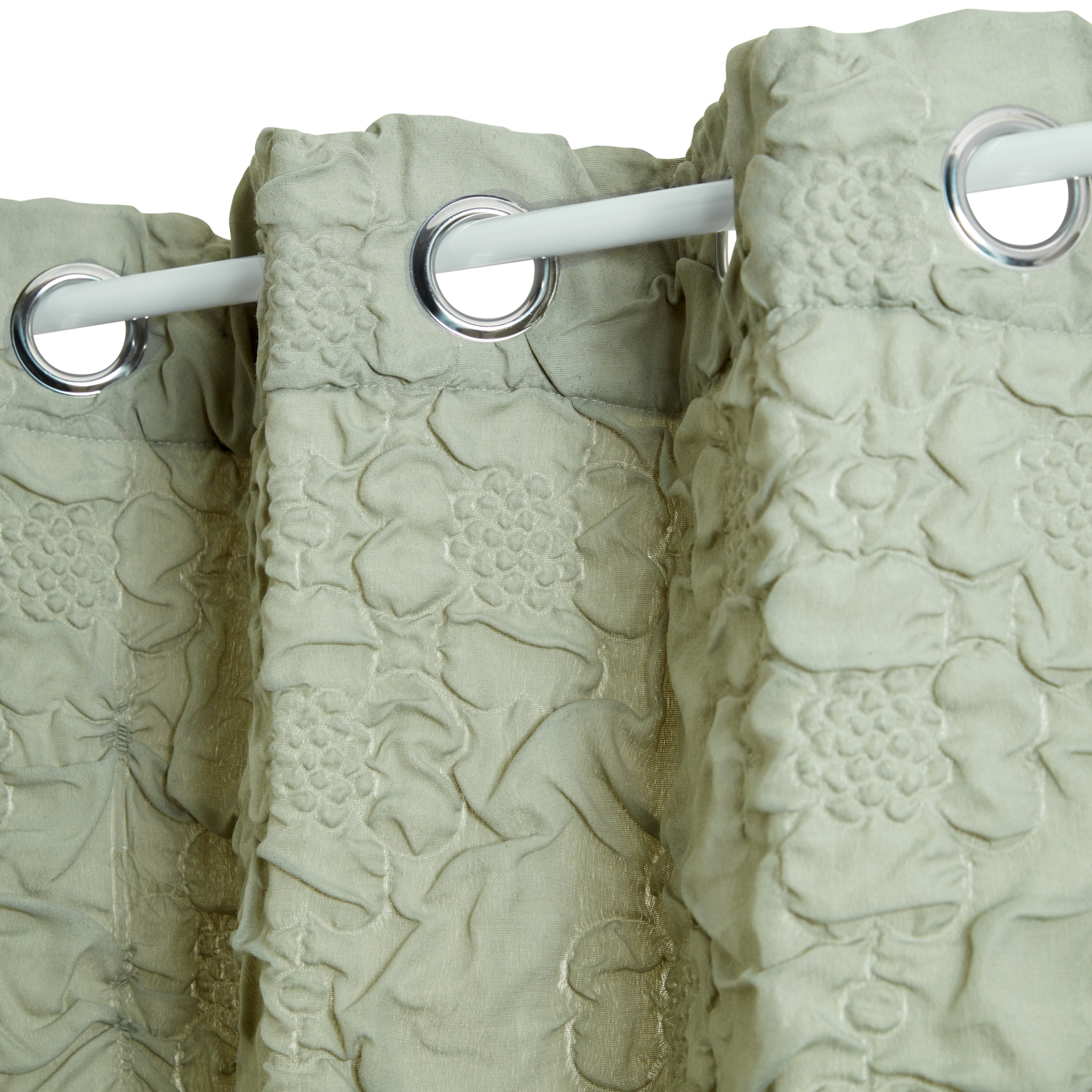 Rideau matelassé à œillets — vue 4