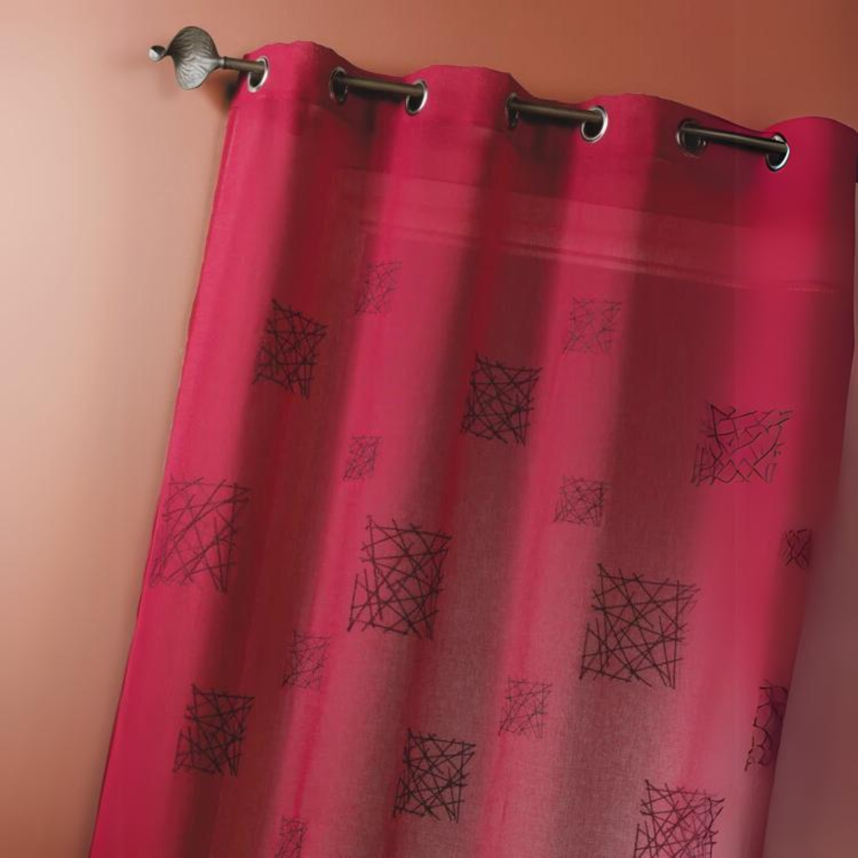 Voilage Etamine Brodée — vue 3