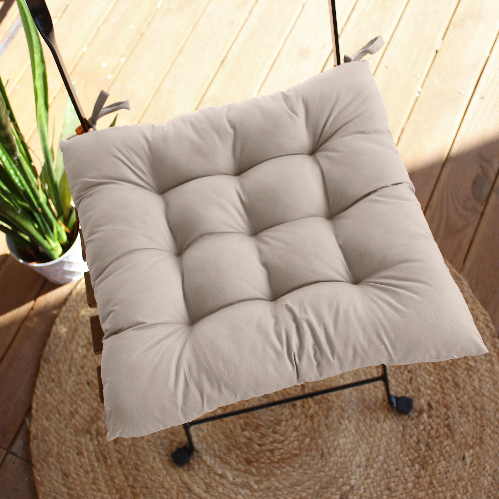 Galette de chaise piquée — vue 4