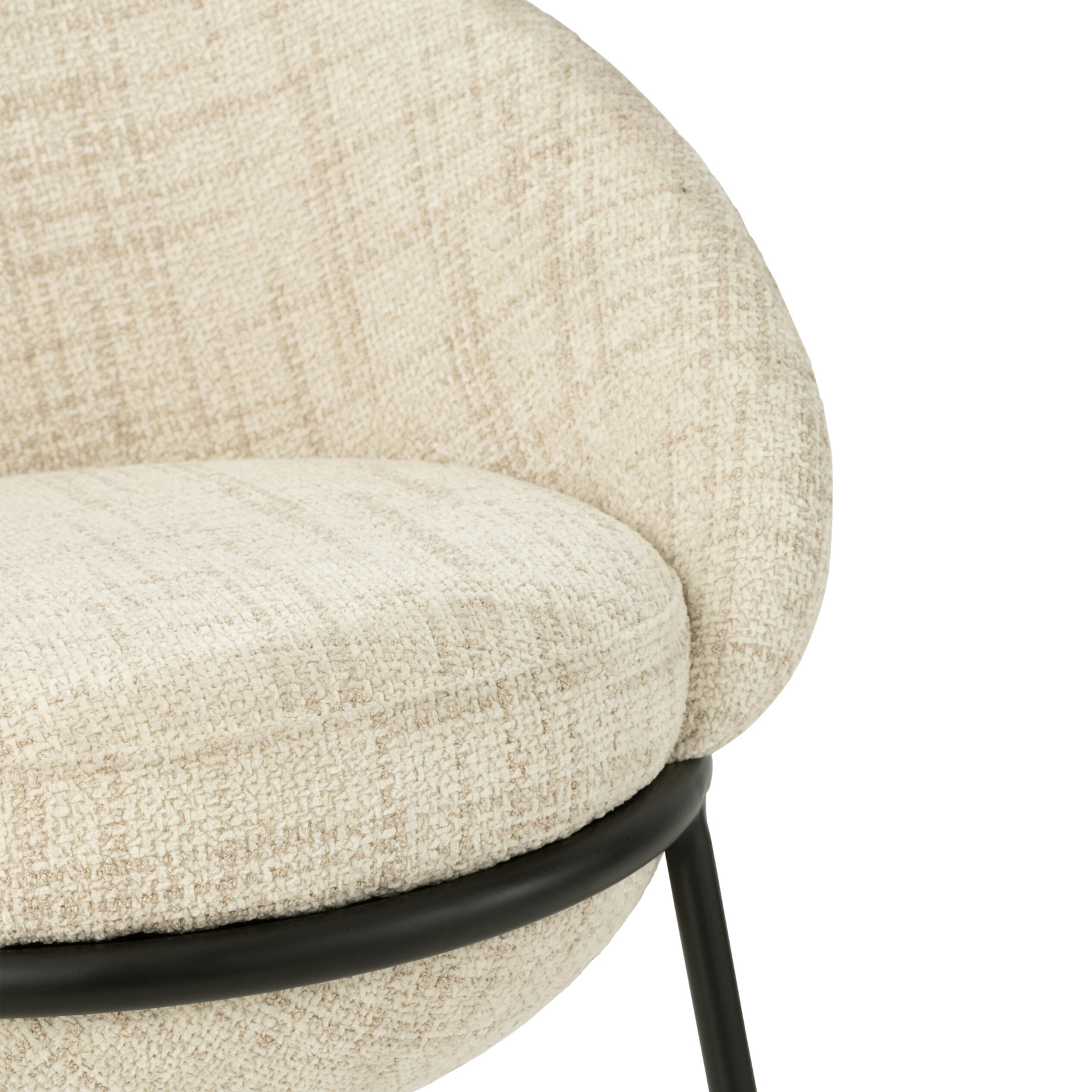 Chaise design contemporain en métal — vue 3