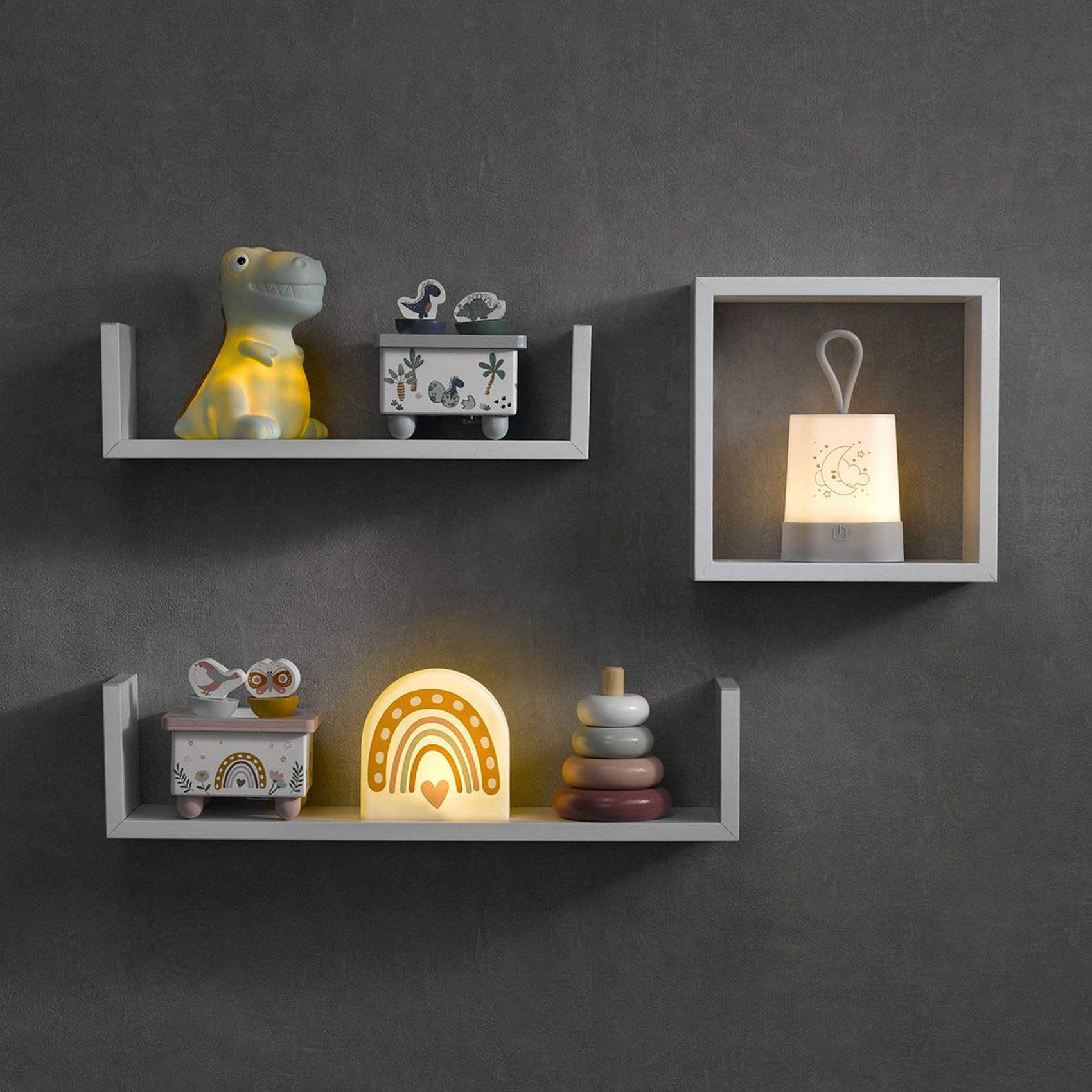 Veilleuse LED enfant dinosaure — vue 3