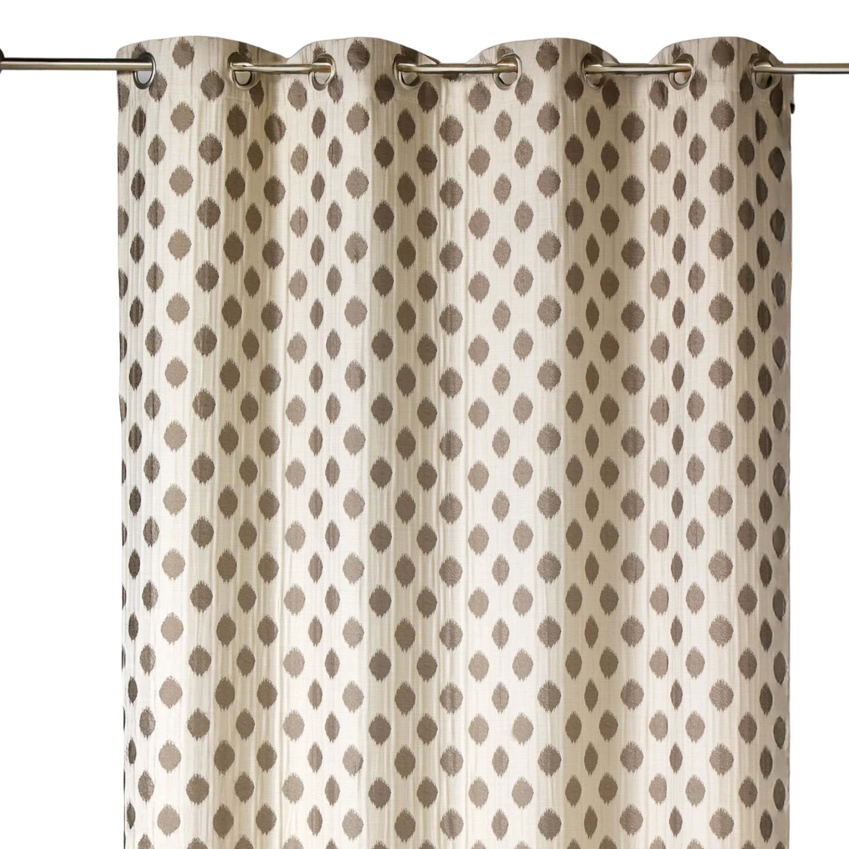 Rideau jacquard à motifs arrondis poids — vue 6