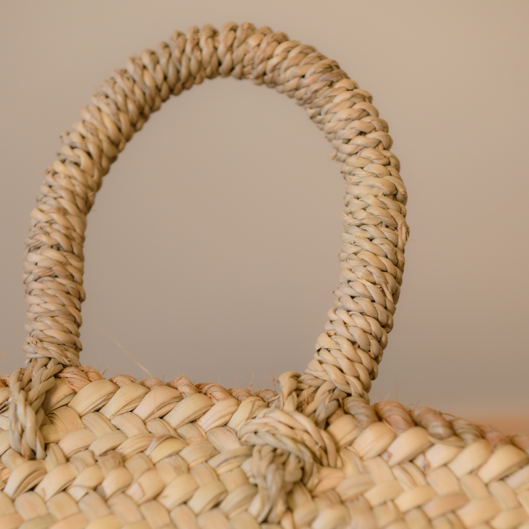 Panier bûche anse bord jute XL — vue 3
