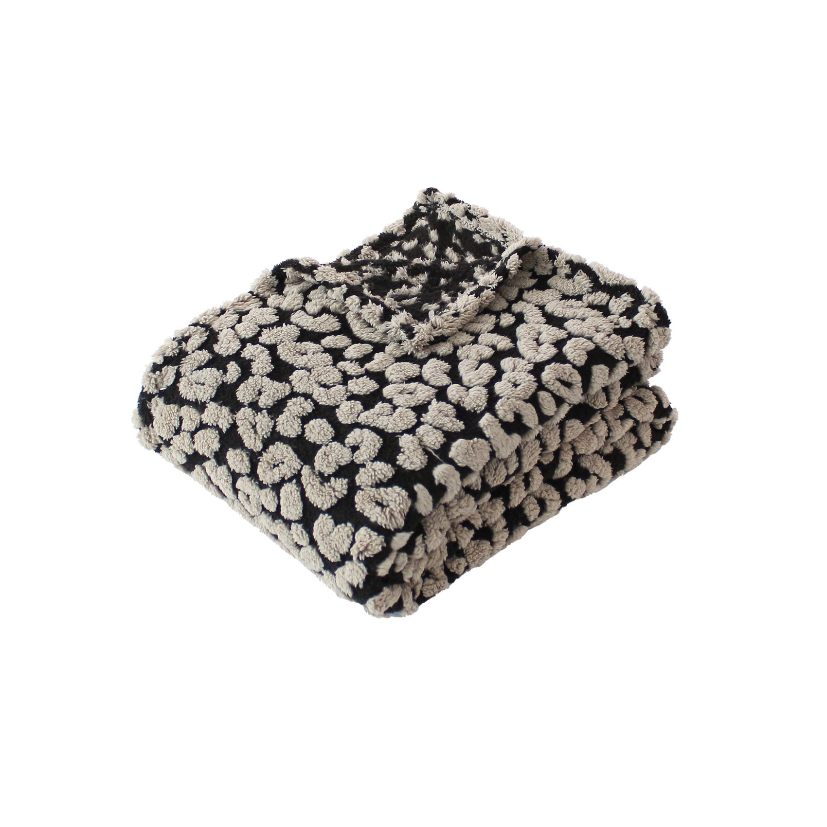 Plaid jacquard à motif léopard — vue 6