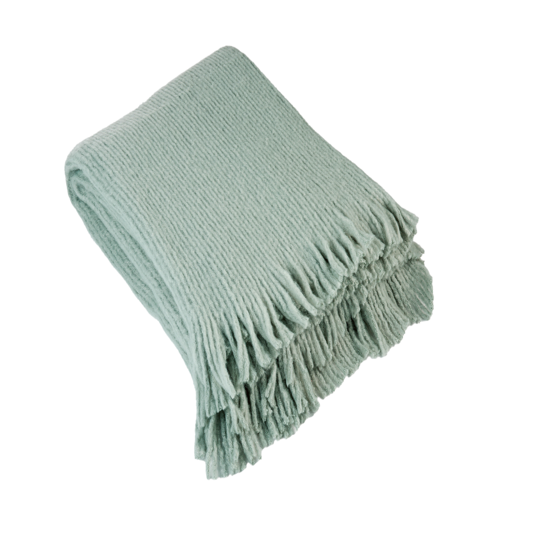 Plaid maille effet laine tricotée — vue 6