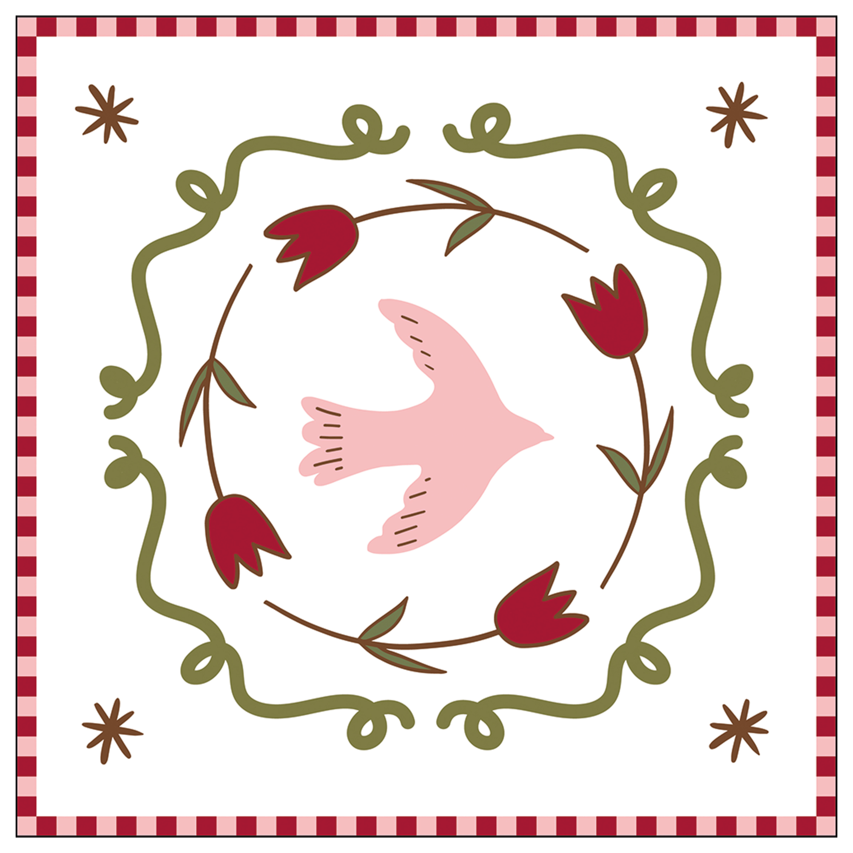 Lot de 20 serviettes papier colombe