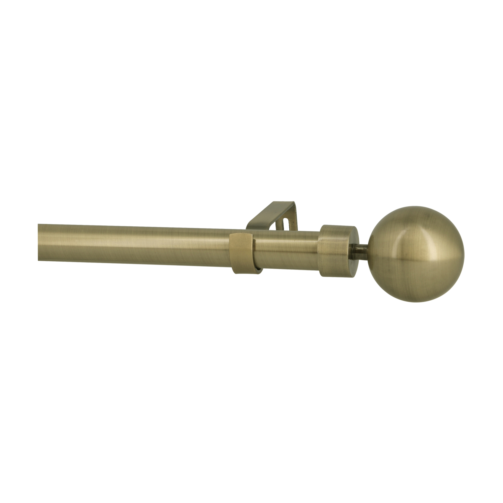 Kit tringle extensible en métal avec embout D19/16 mm