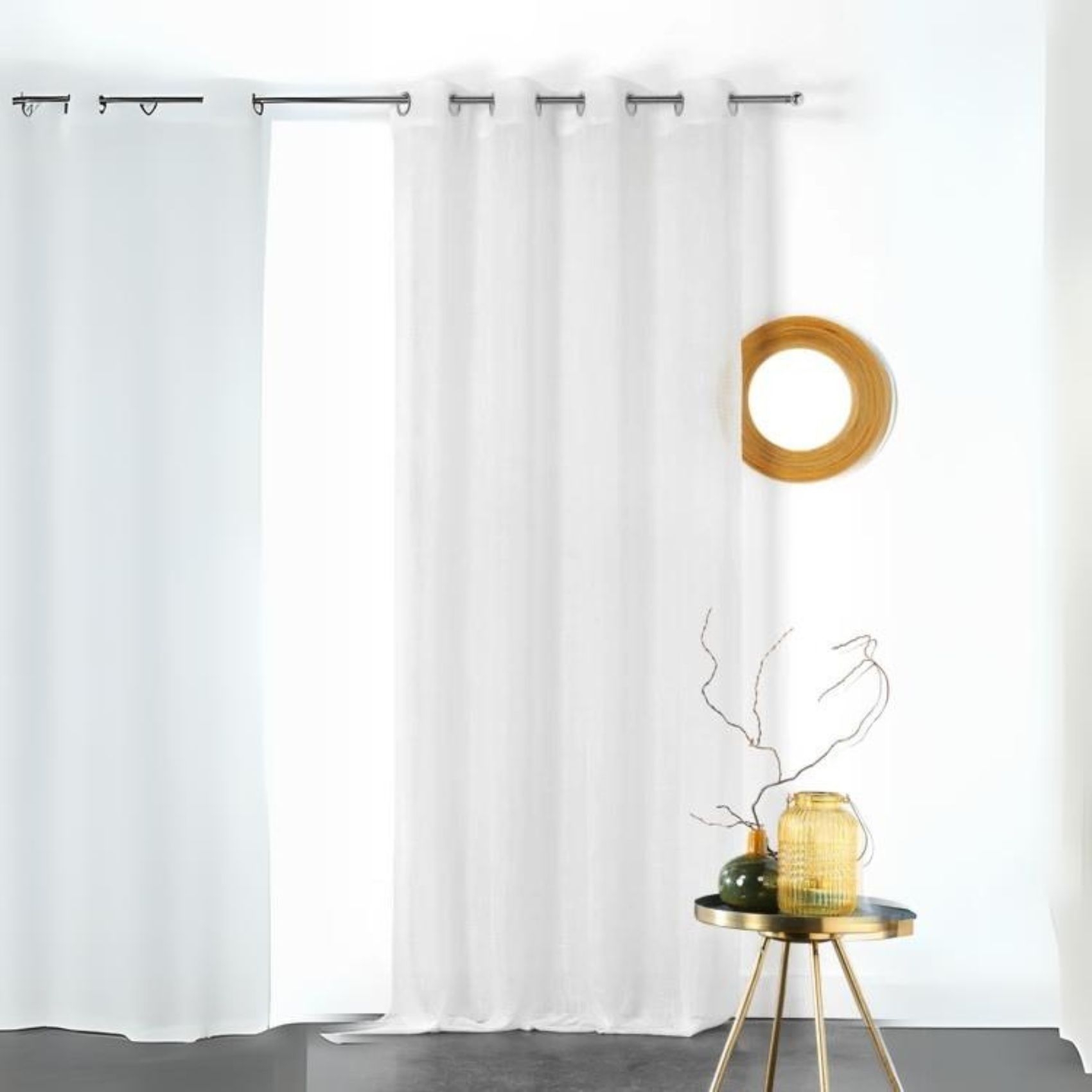 Voilage uni et tamisant Julie