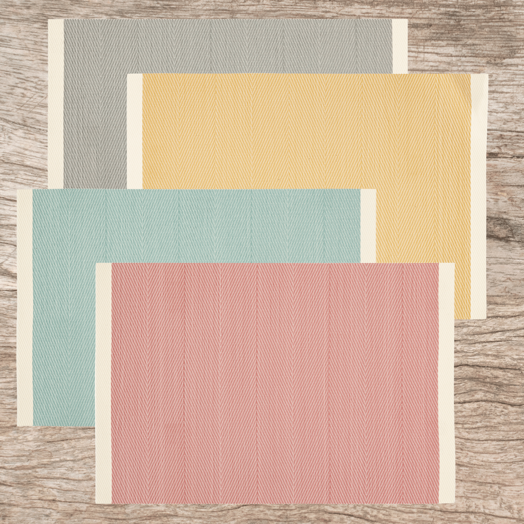 Set de table tissé avec liseré — vue 4