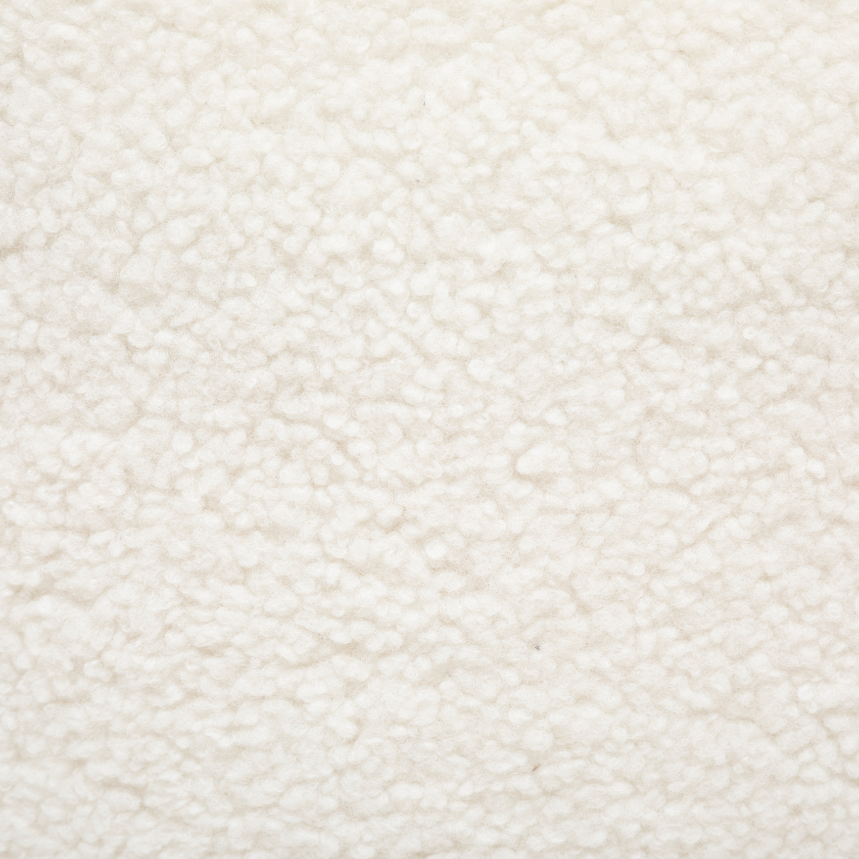 Fauteuil en bouclette au design arrondi — vue 3