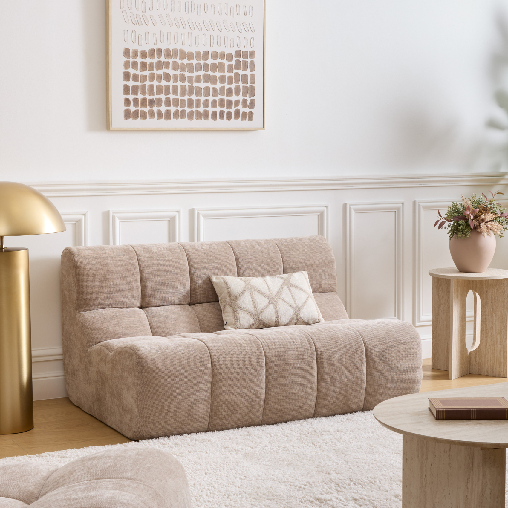 Banquette 2 places en chenille — vue 5