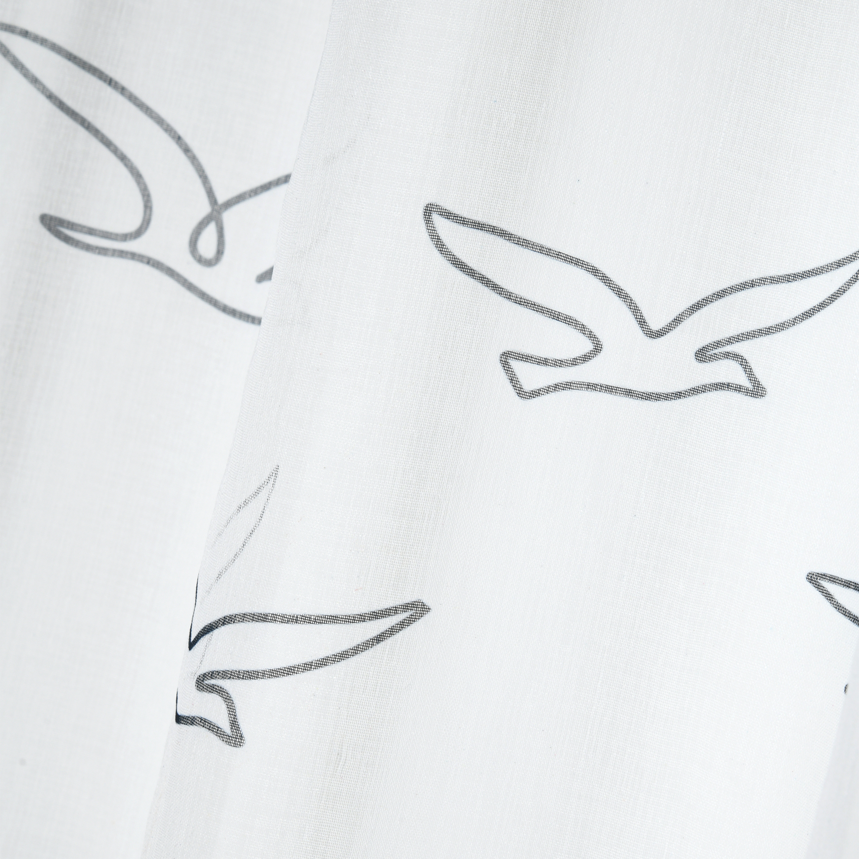 Voilage tamisant à œillets motif oiseaux — vue 4