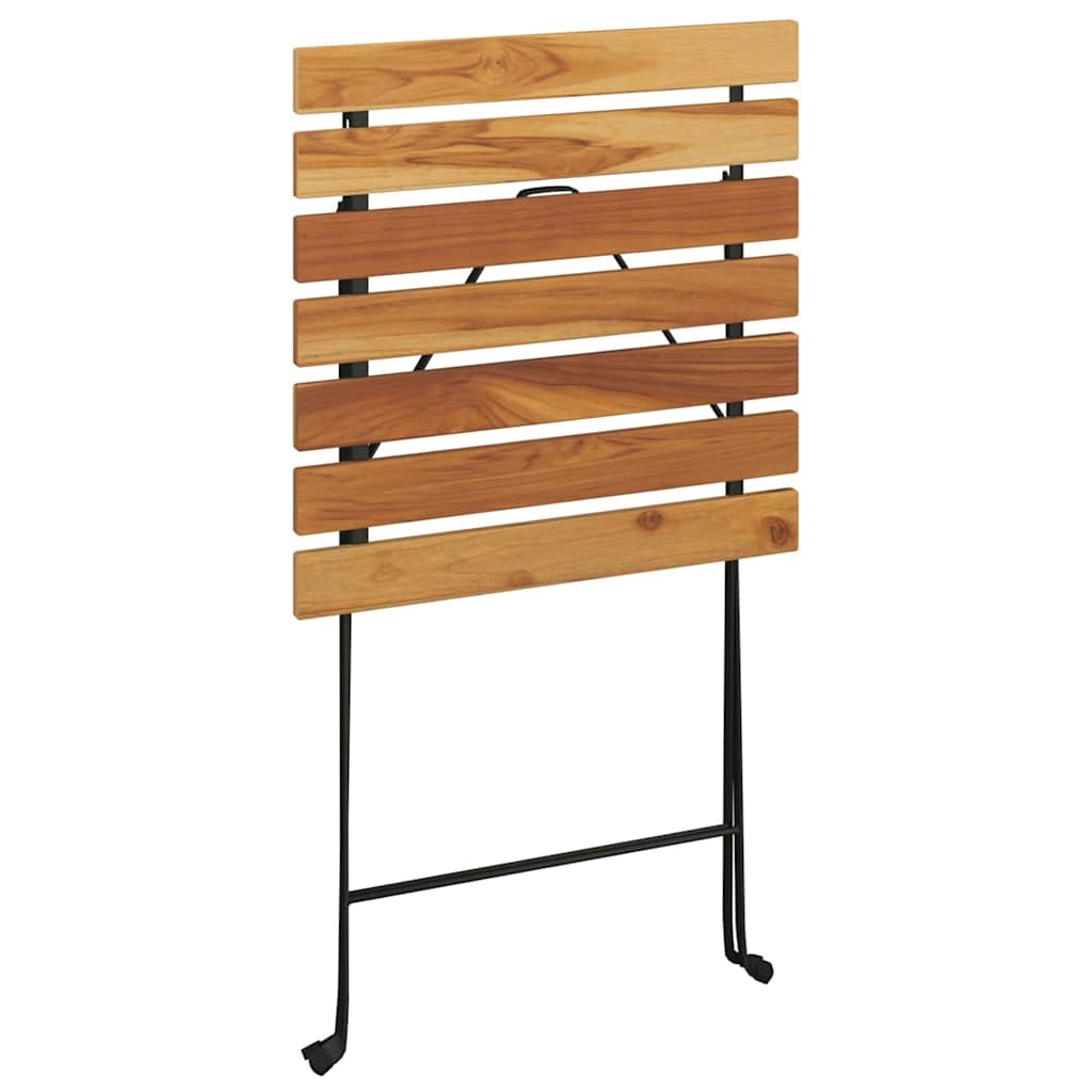 Table de bistro pliante en bois — vue 6