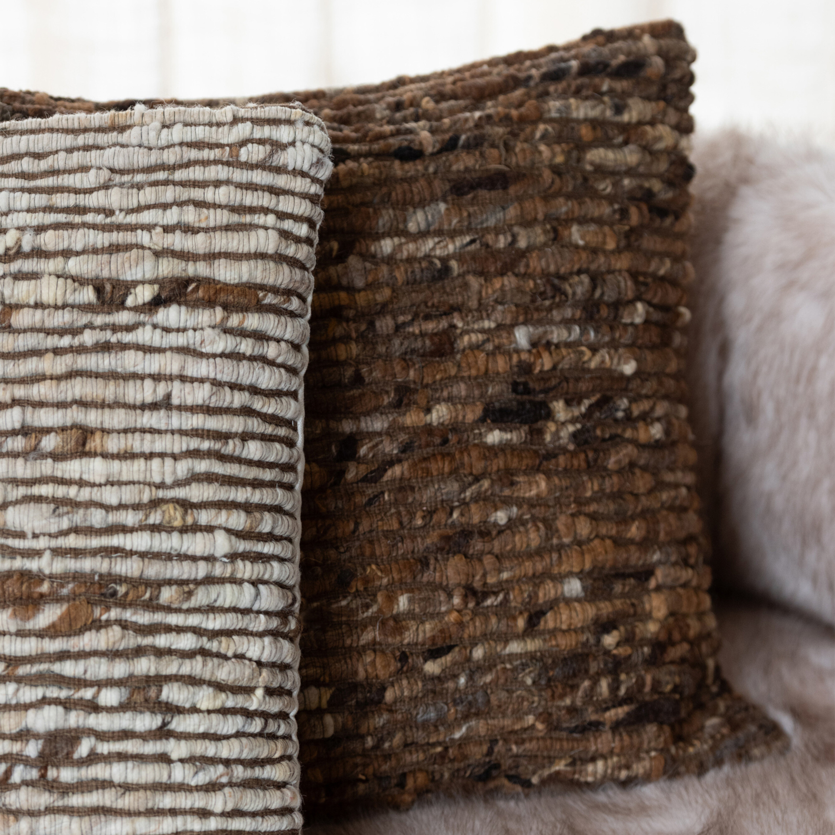 Coussin tissé en laine — vue 4