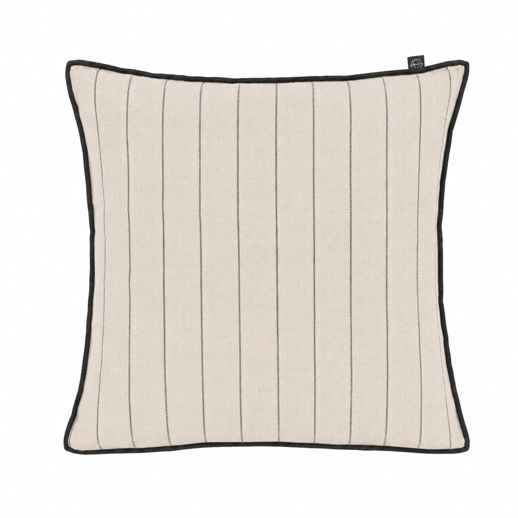 Housse de coussin rayé en lin CALVI HAOMY — vue 5