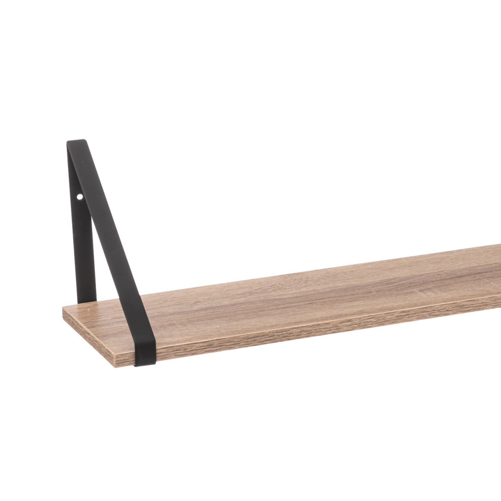 Etagère bois avec équerres métal à fixer — vue 3