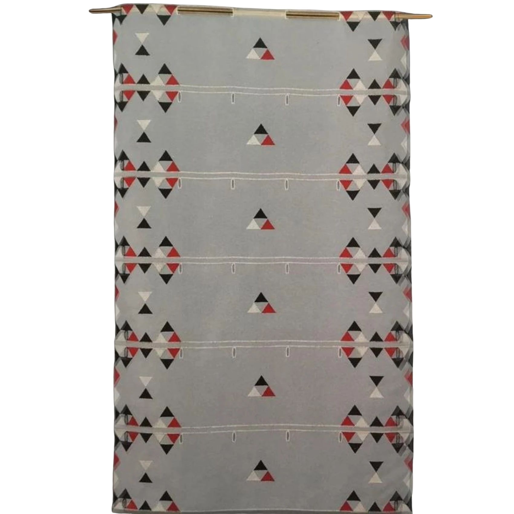 Petit voilage de fenêtre broderie triangle — vue 6