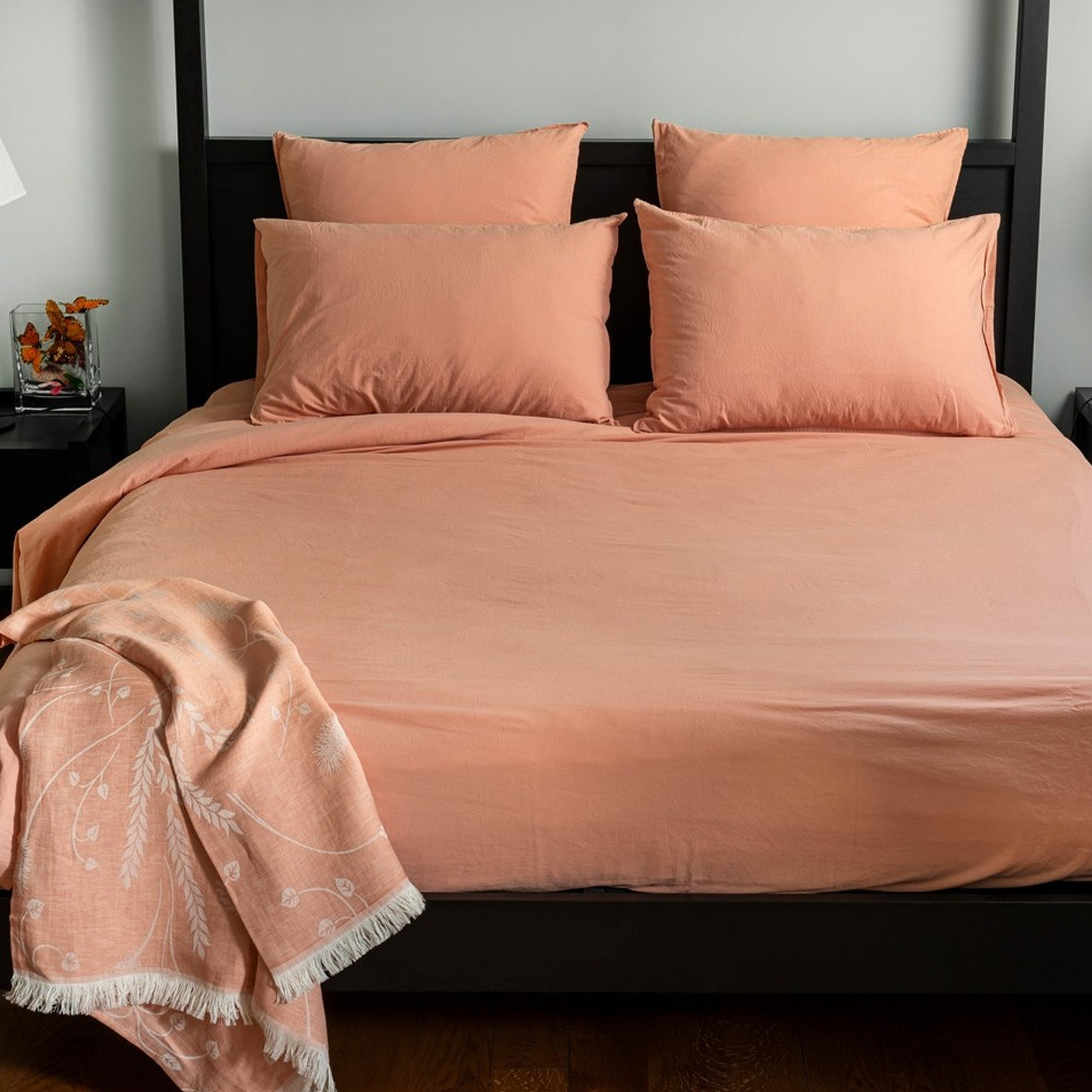 Drap plat en coton lavé Cap Ferret — vue 6