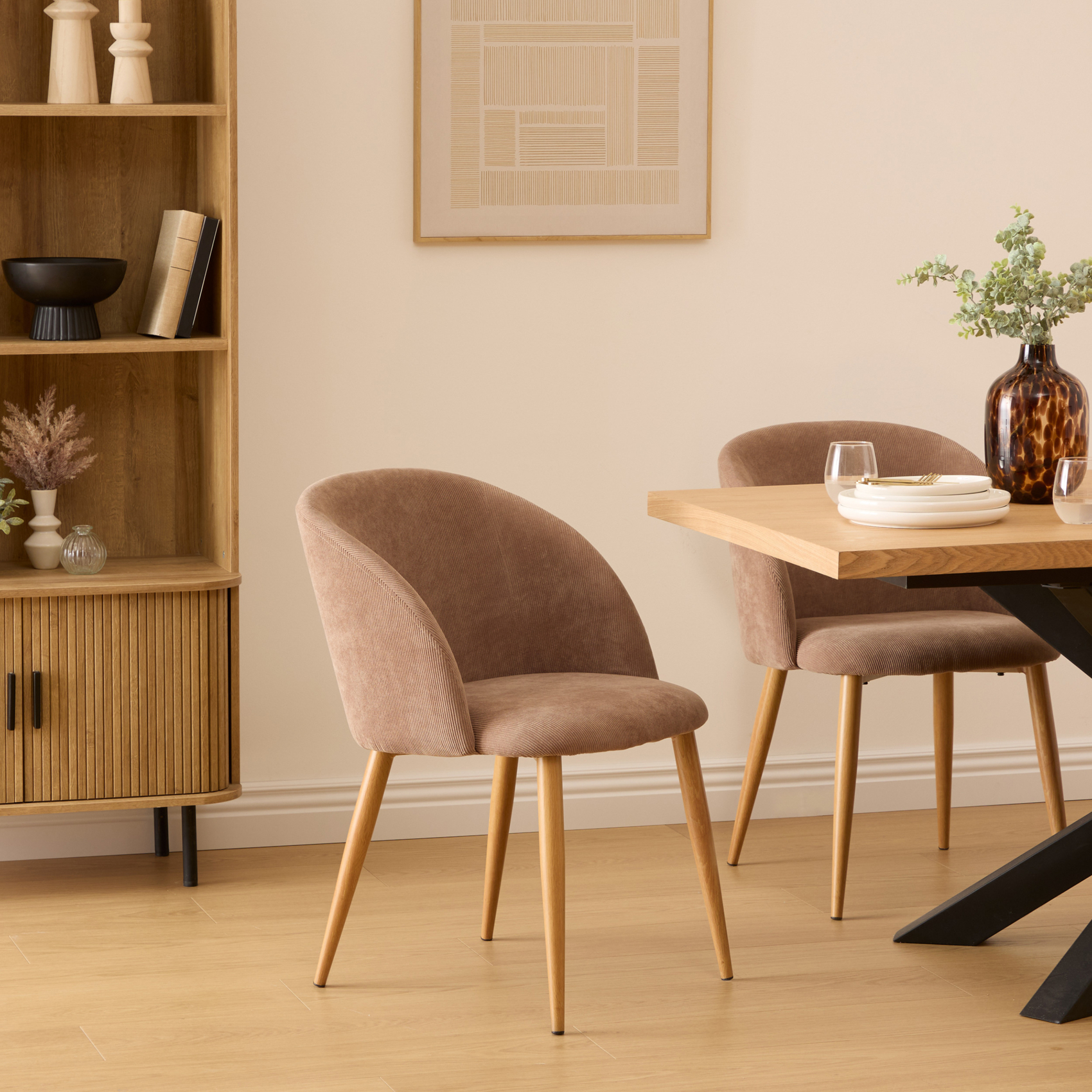 Chaise de salle à manger rembourrée — vue 6