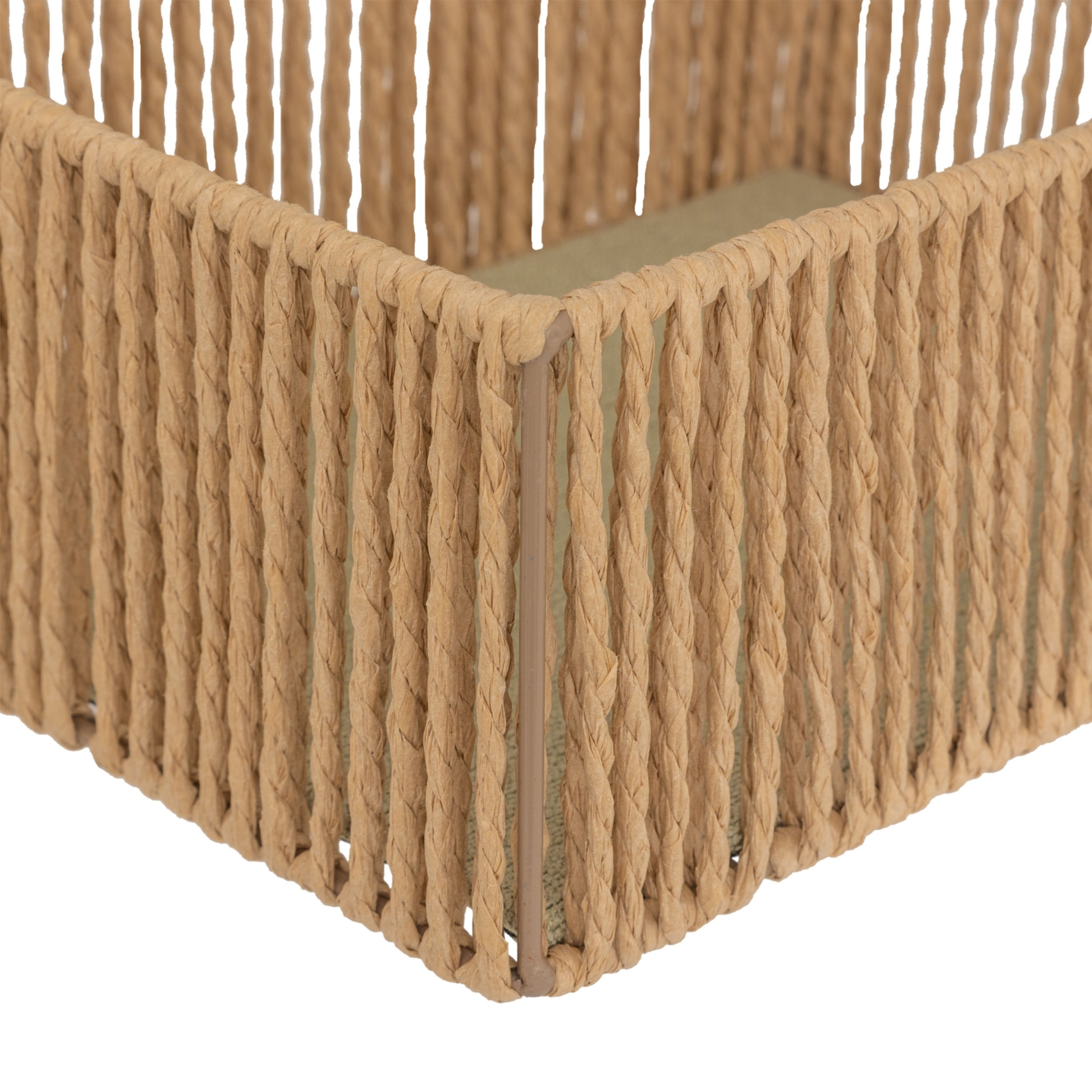 Set de 3 paniers rectangles — vue 3