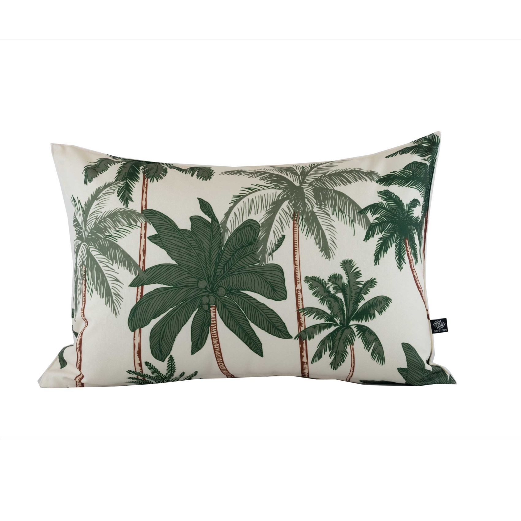 Coussin d'extérieur déperlant imprimé palmiers — vue 5