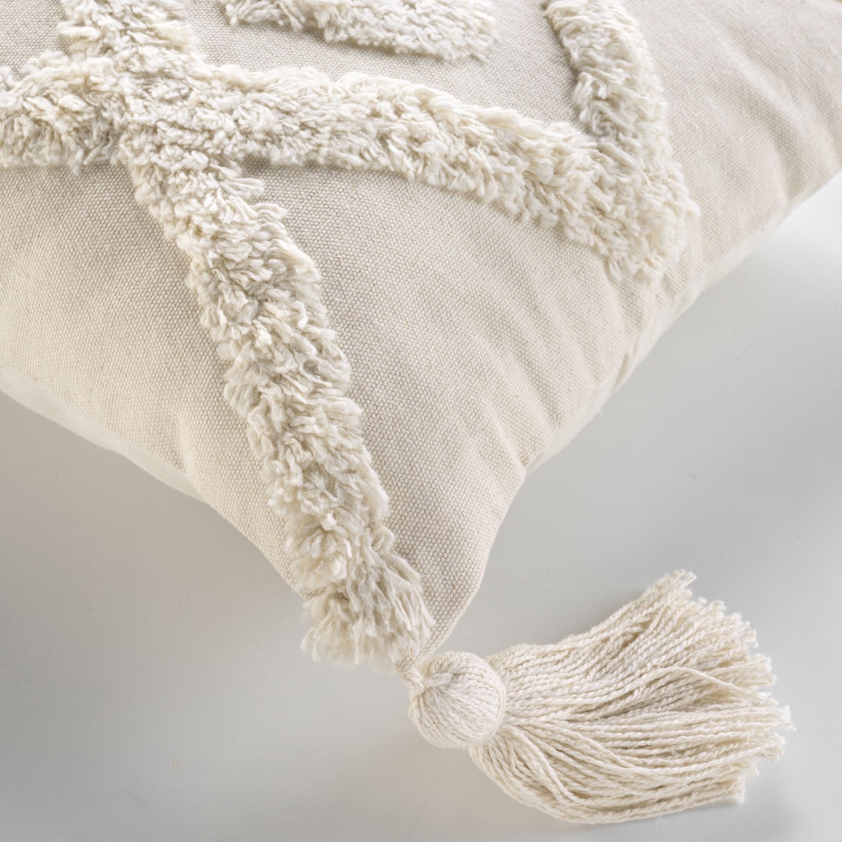 Coussin bohème tufté déhoussable — vue 5