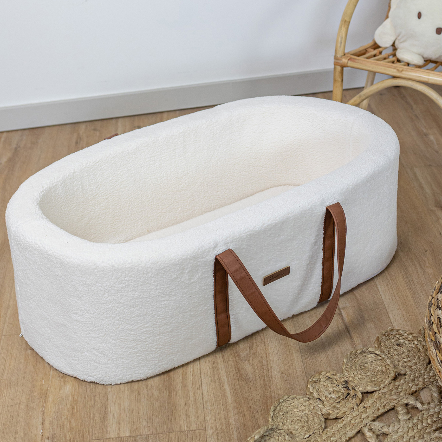 Couffin sherpa ultra-doux pour bébé — vue 5