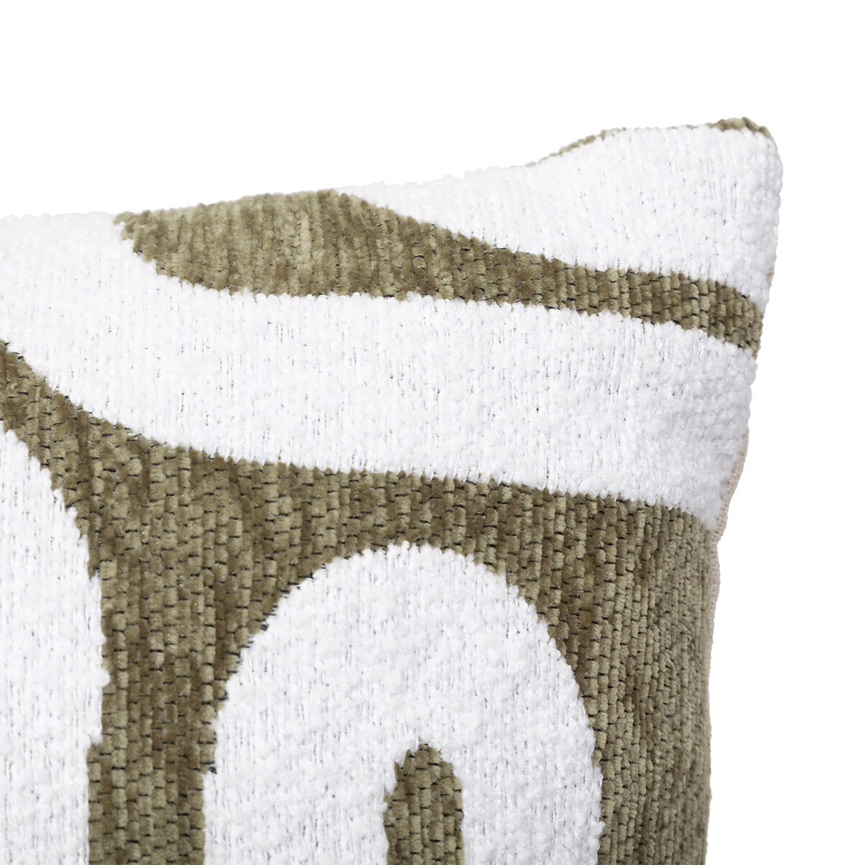 Housse de coussin chenille design — vue 3