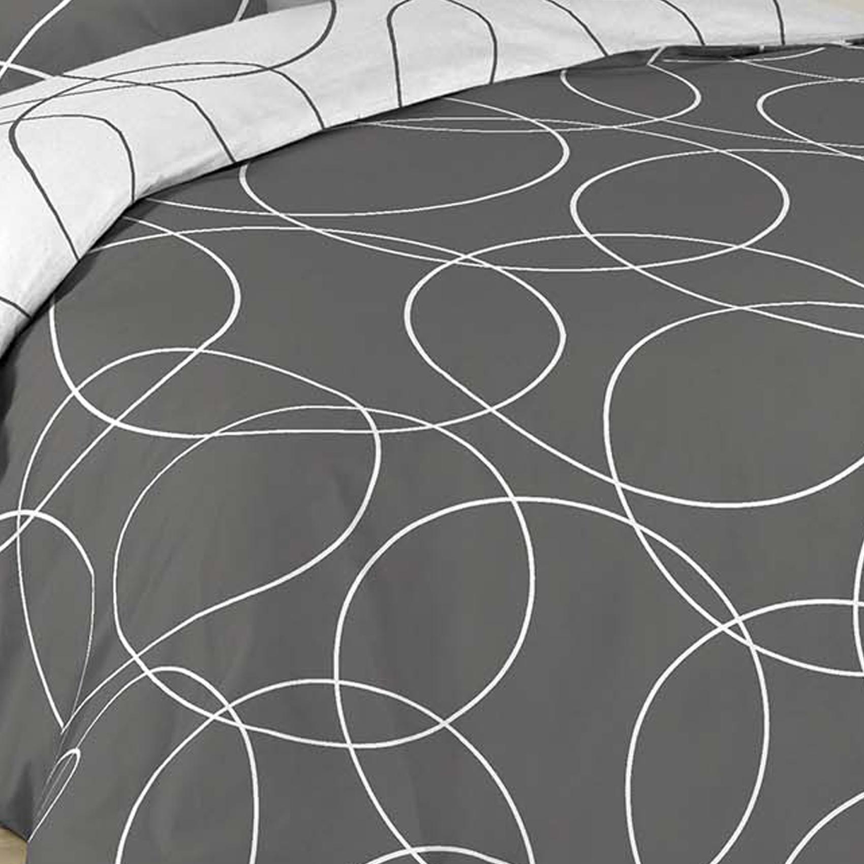Parure de lit imprimée Cercles — vue 4