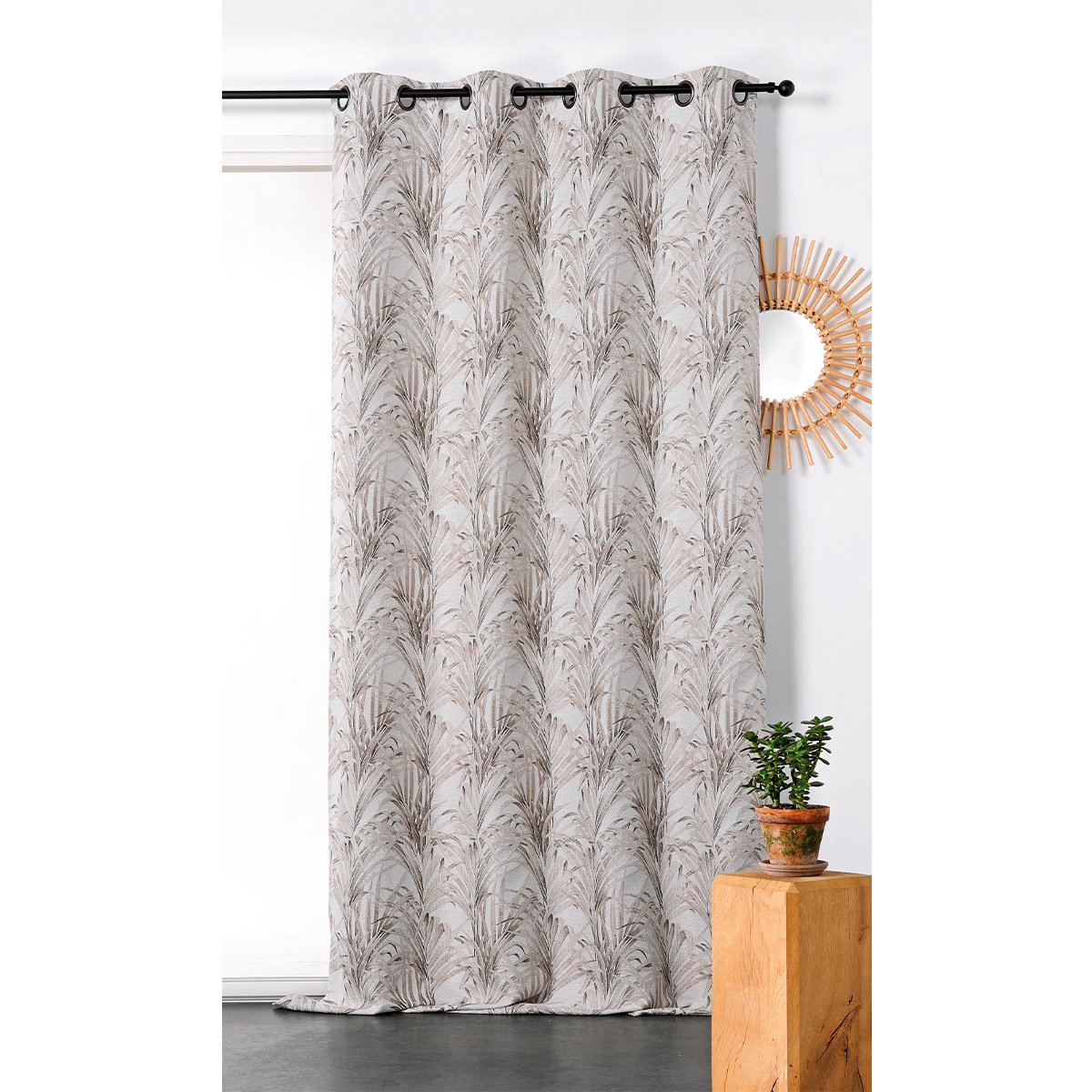 Rideau aux  impressions exotiques — vue 4