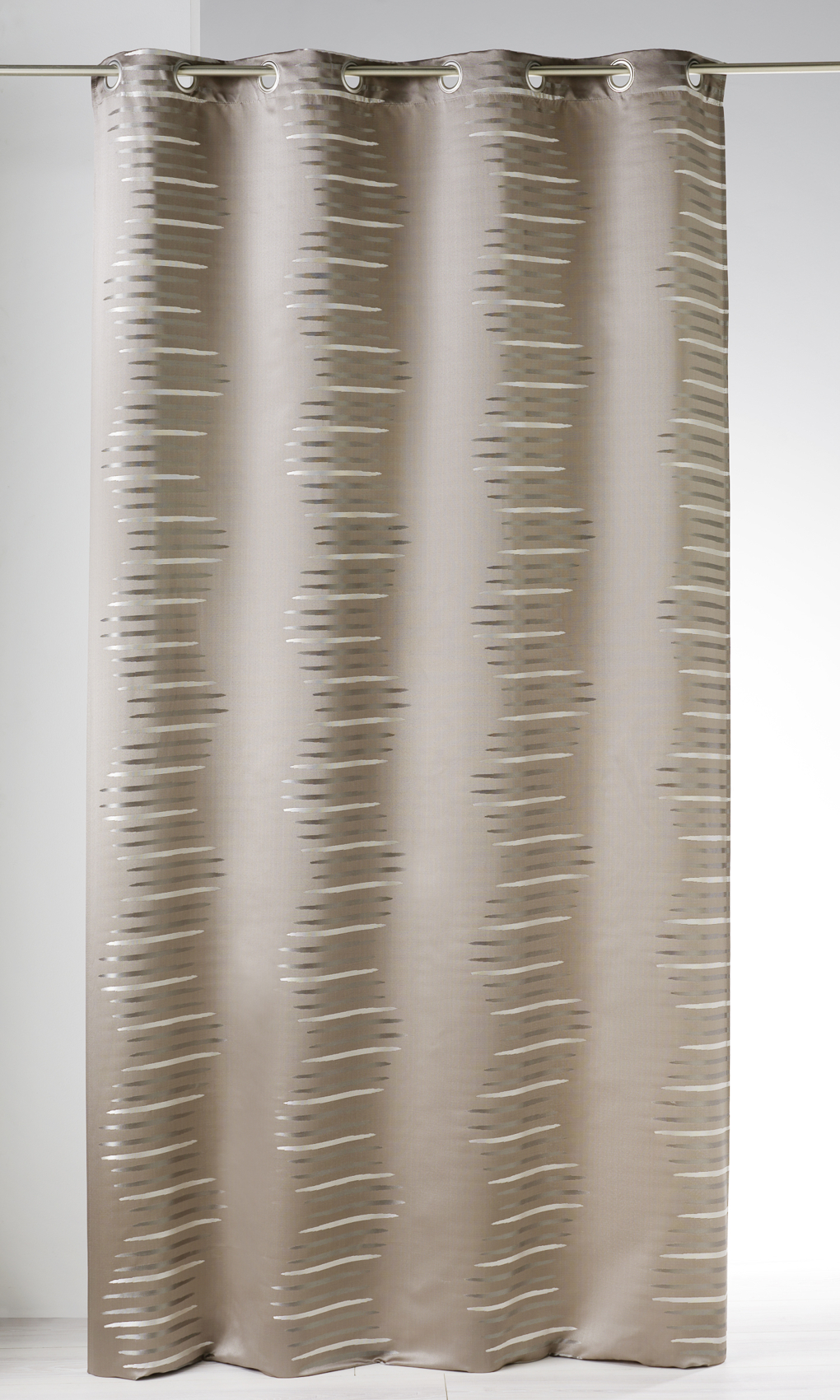 Rideau en jacquard à vagues fantaisies — vue 5