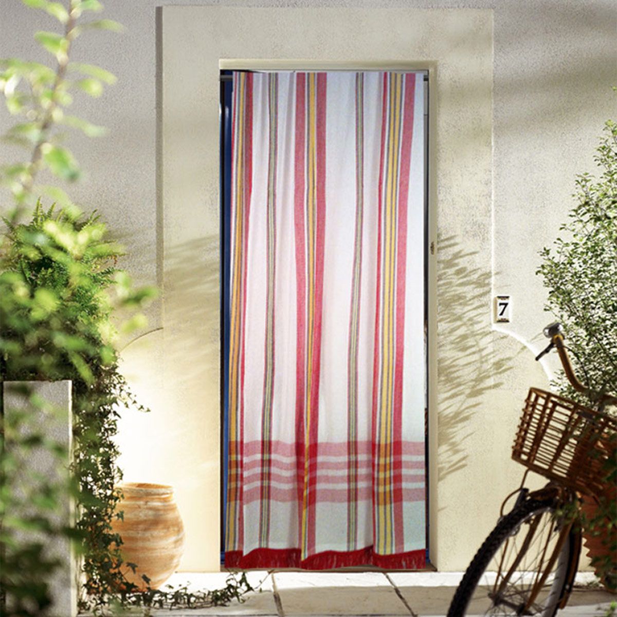 Rideau de Porte Marseillais à rayures d'Antan — vue 4