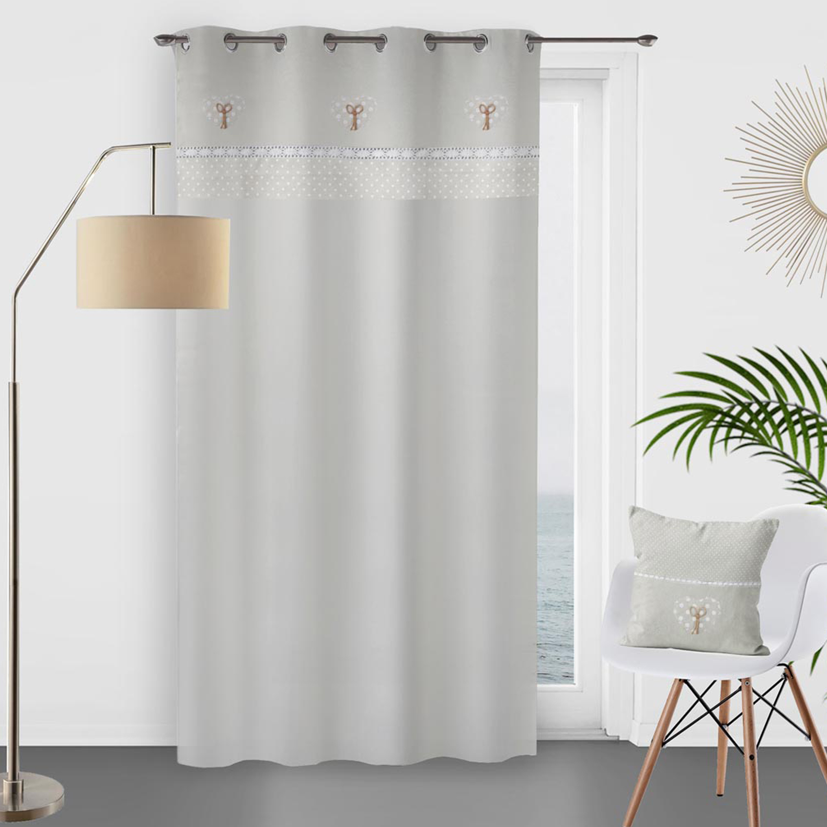 Voilage à oeillet tendresse