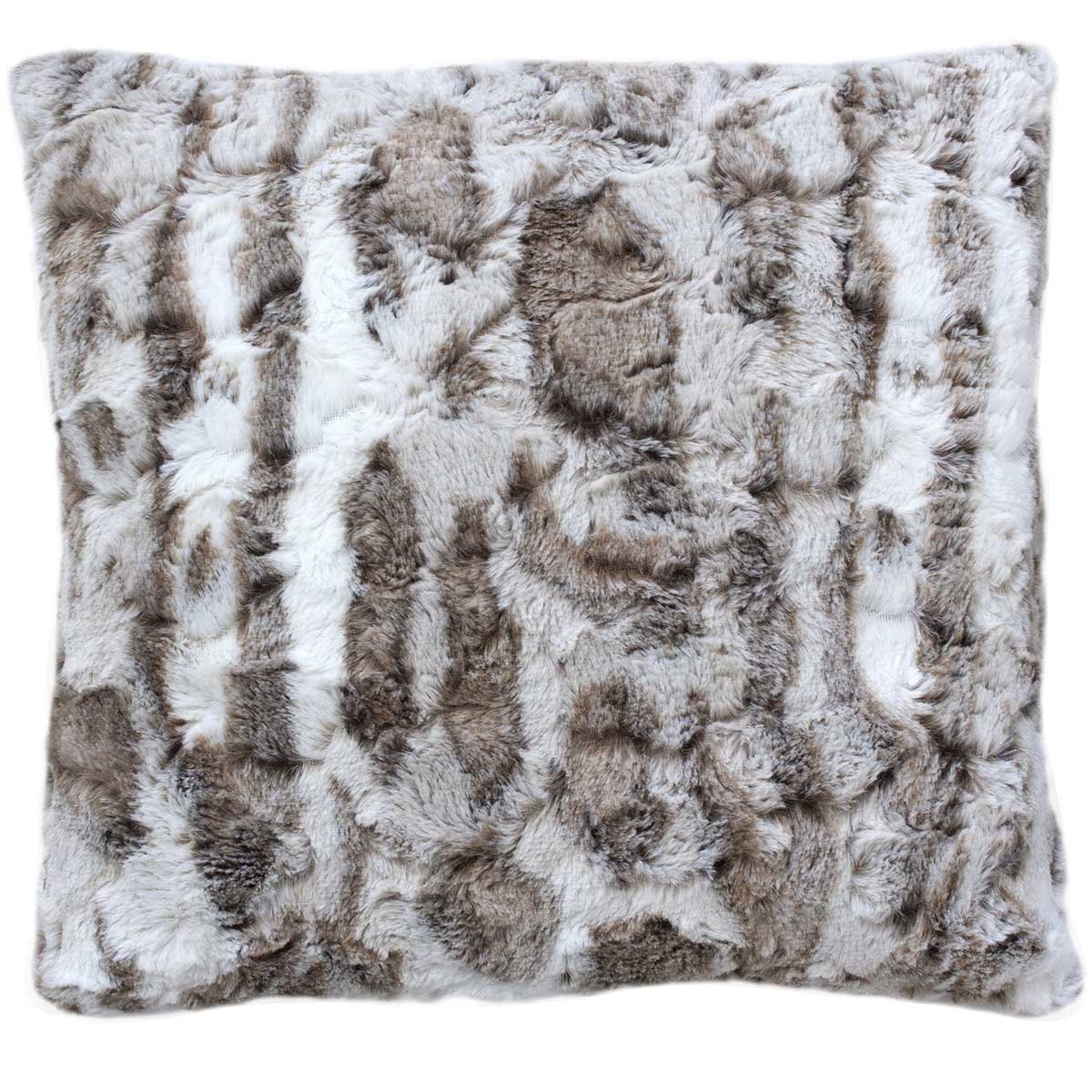 Coussin non déhoussable en imitation fourrure — vue 3